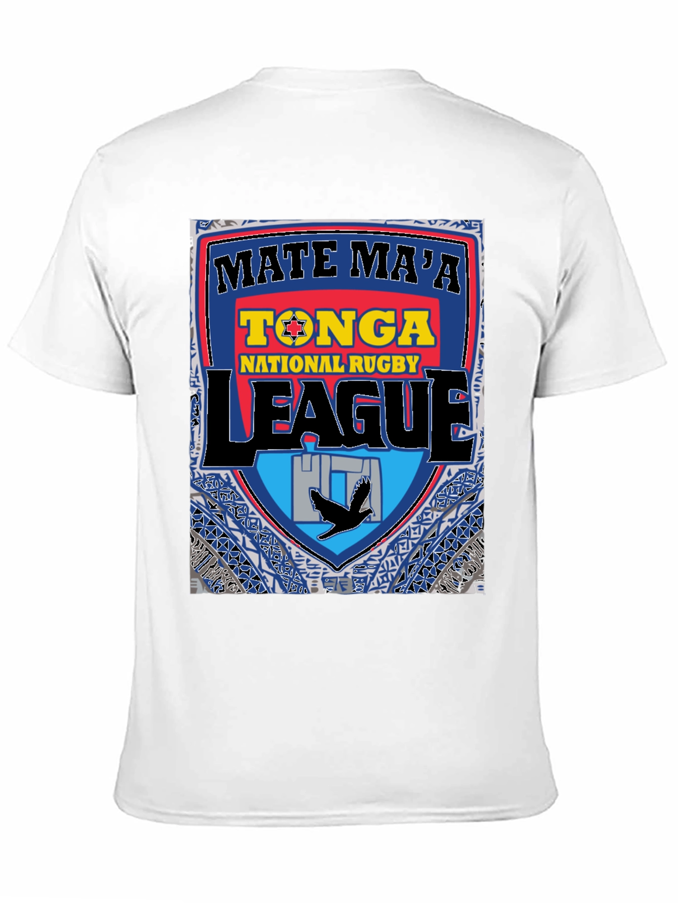 Tonga Rugby League T-Shirt - Mate Maa Tonga