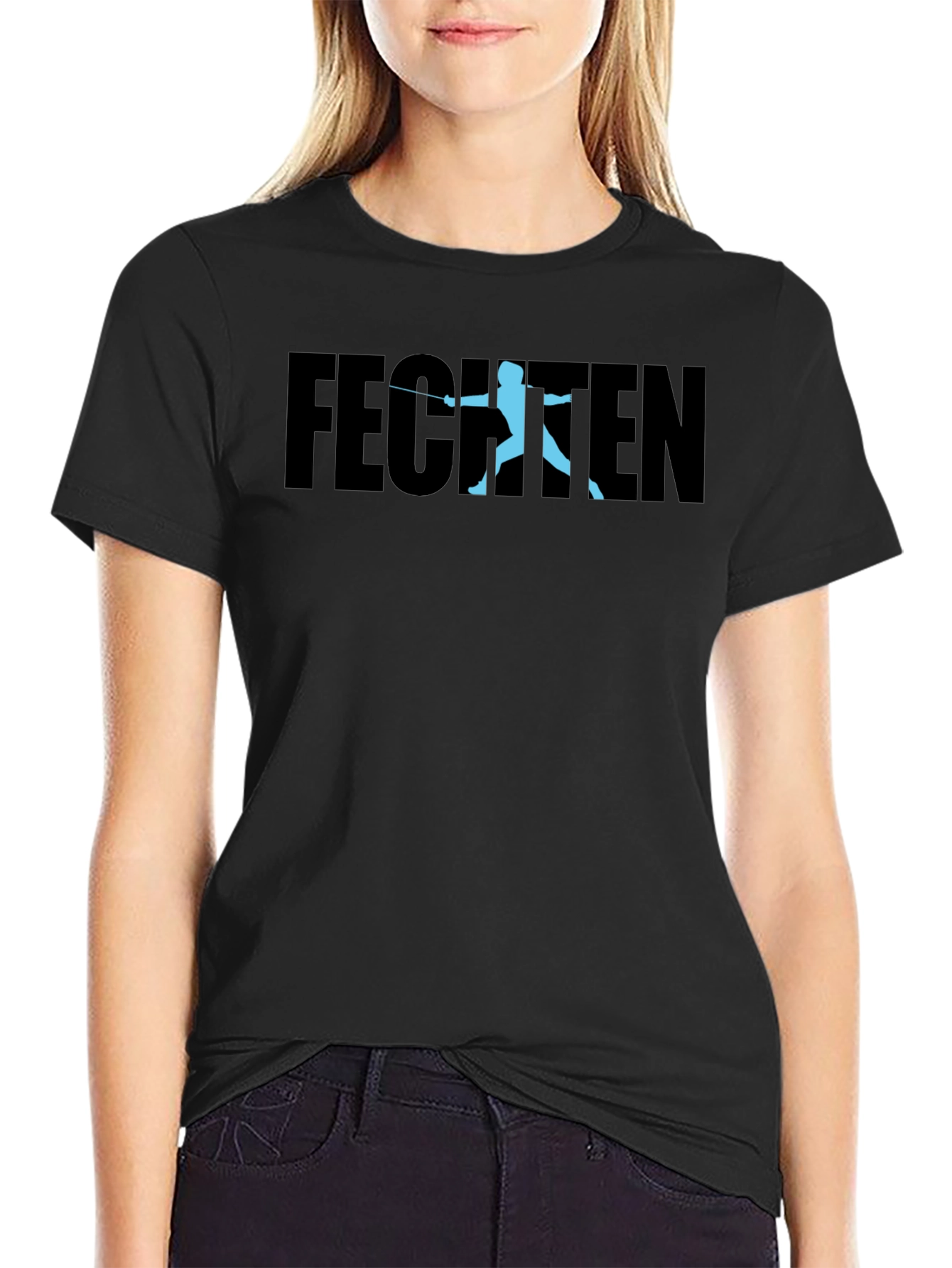 Fencing T-Shirt - Fechten Design