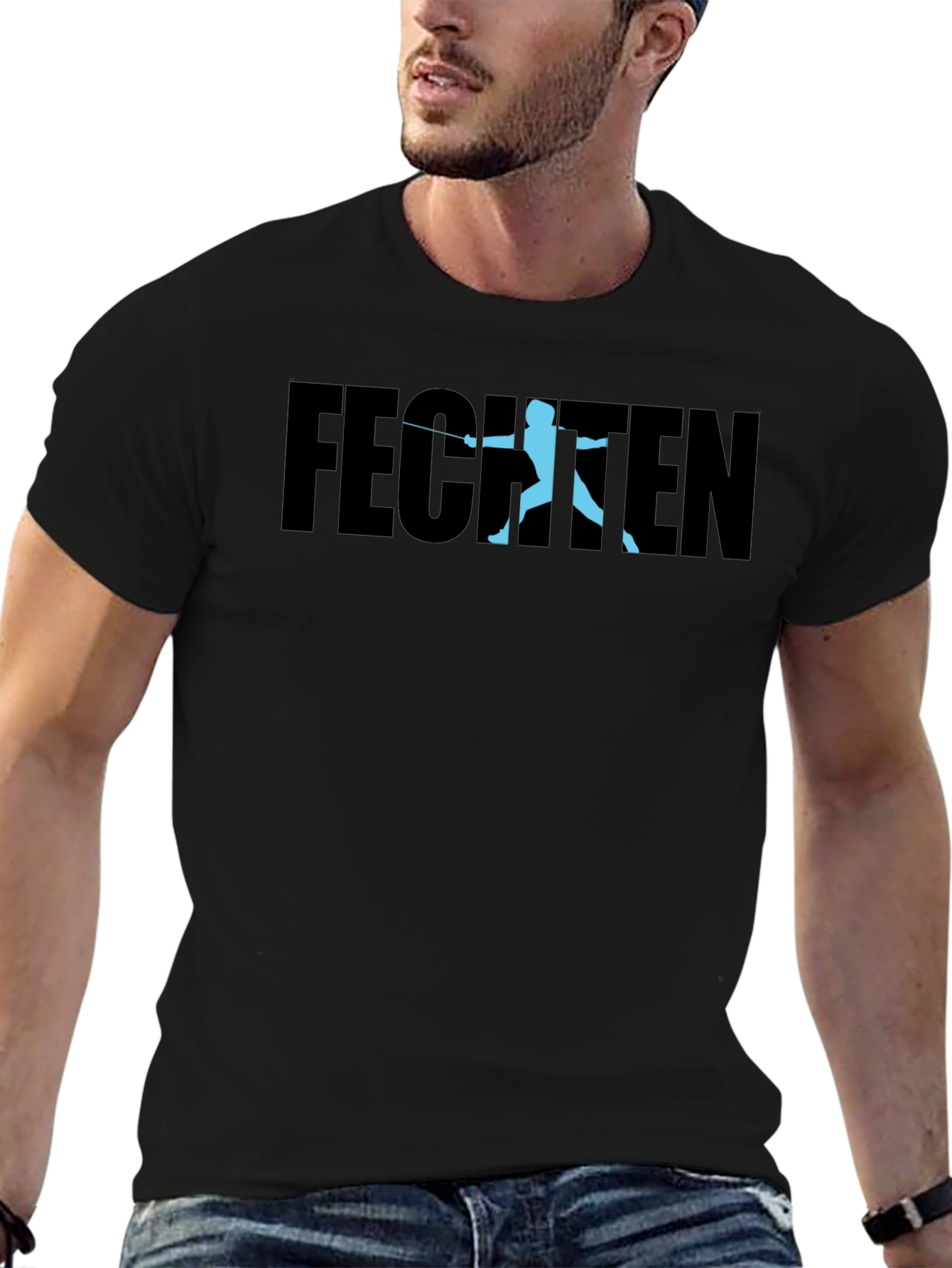 Fencing T-Shirt - Fechten Design