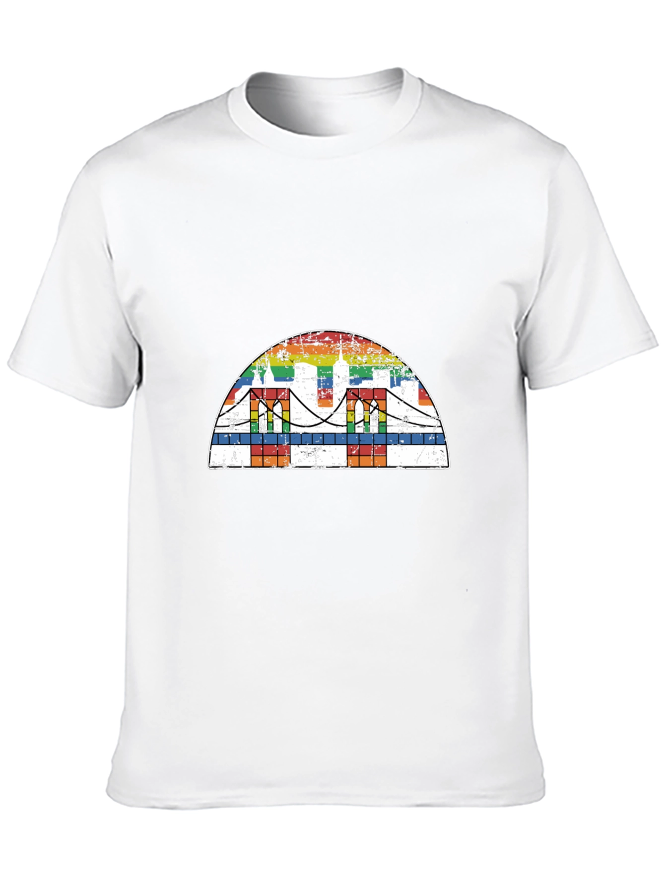Rainbow Bridge Graphic Tee - Black