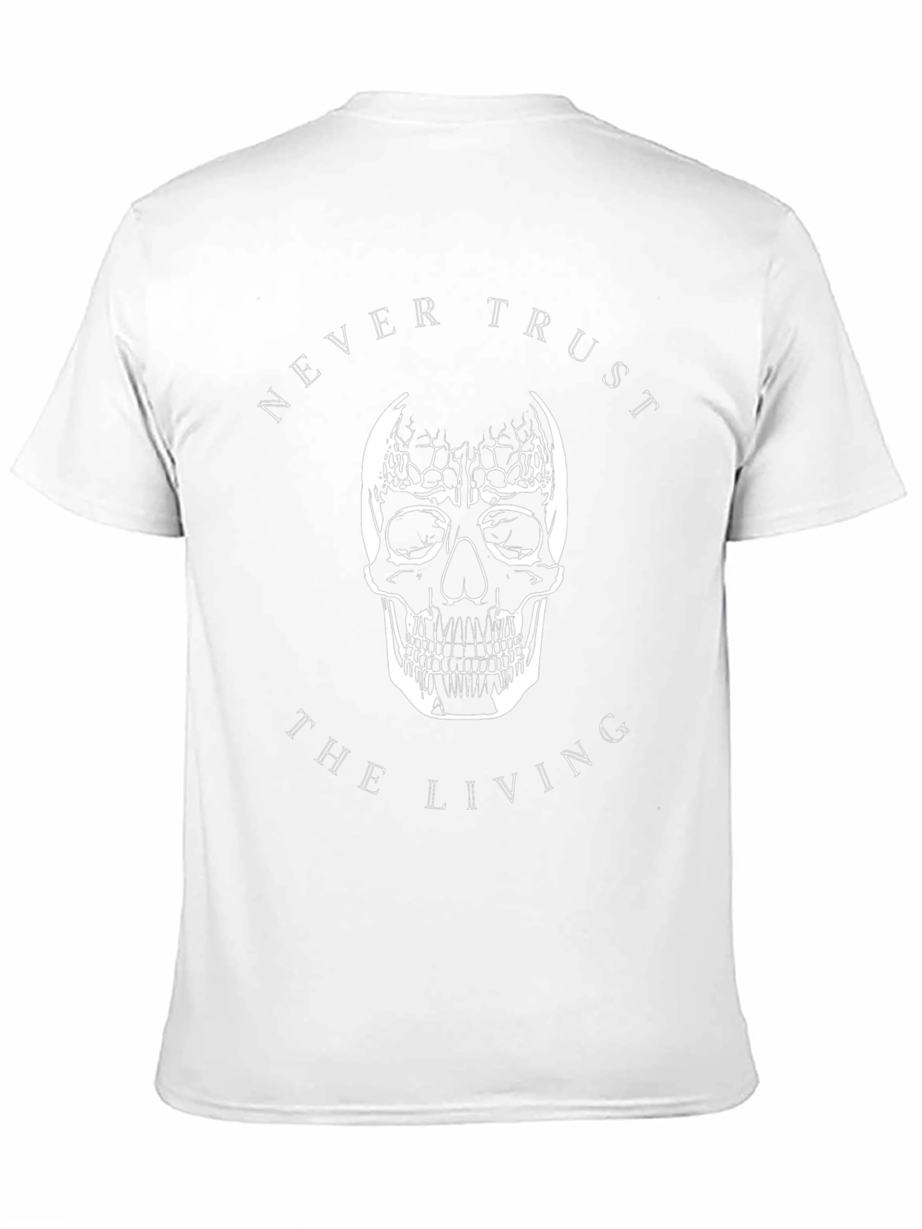 Never Trust The Living Skull Graphic Tee