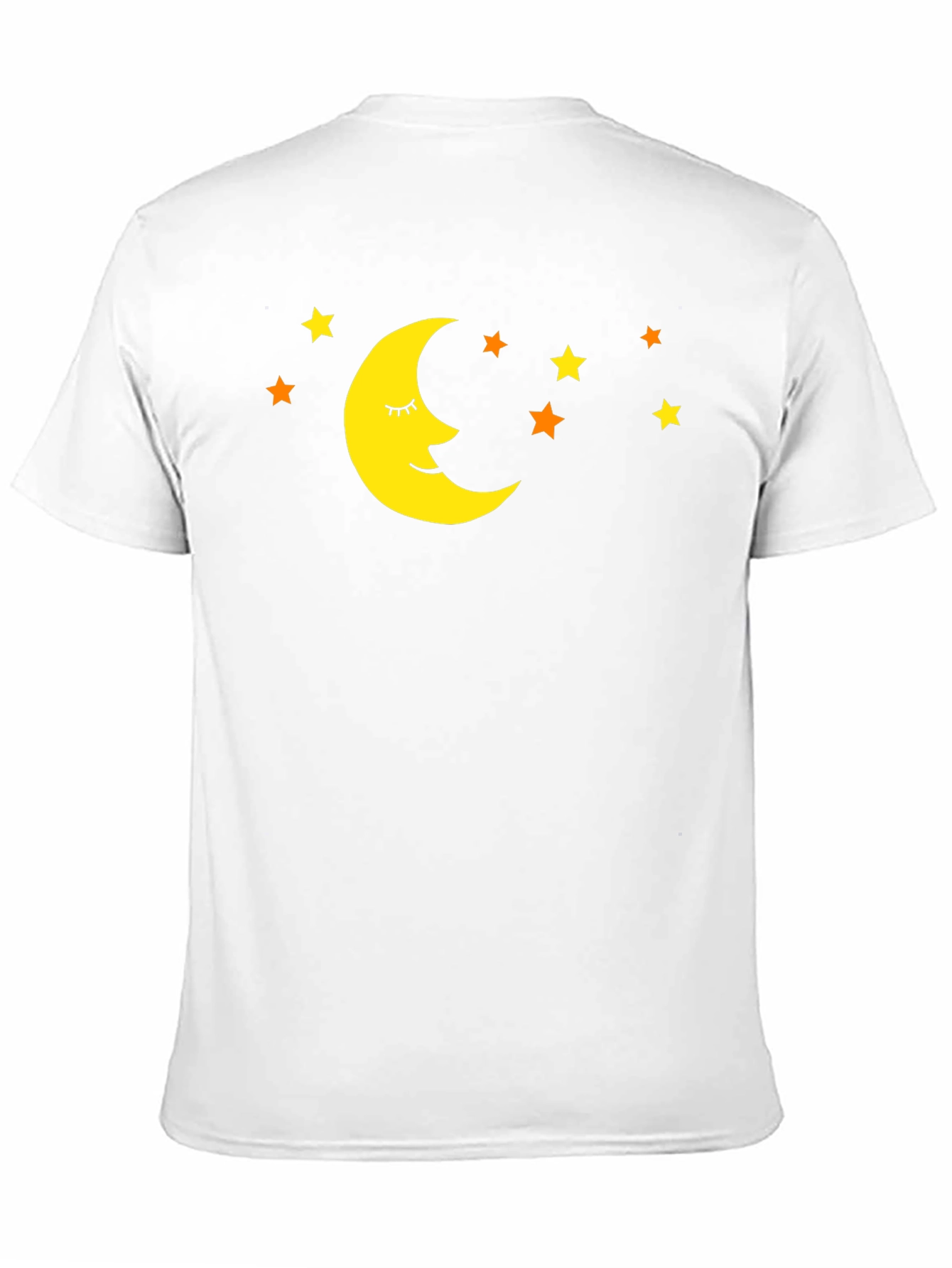 Dreamy Moon & Stars Black T-Shirt