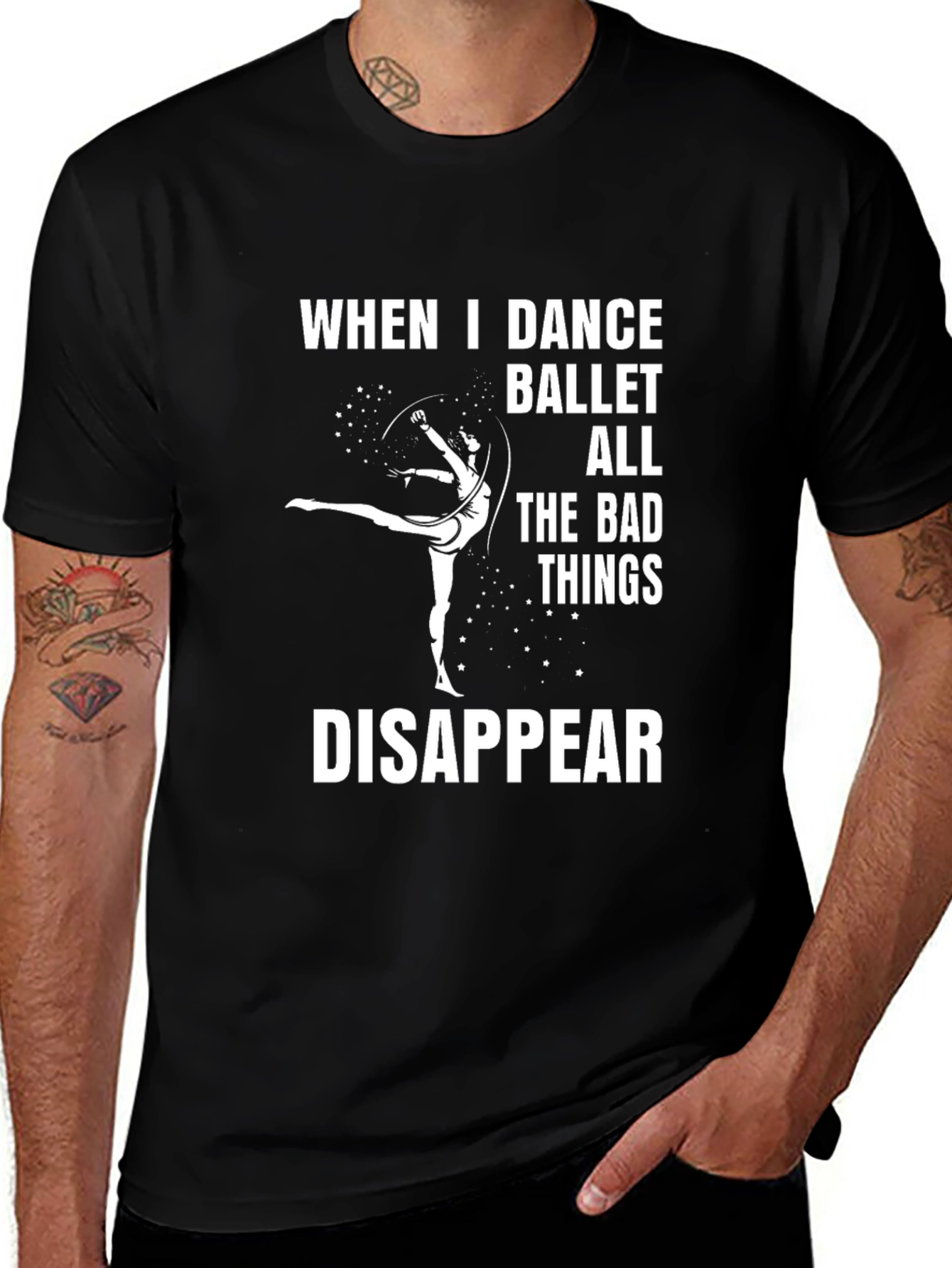 Ballet Dance T-Shirt - When I Dance Ballet Disappear