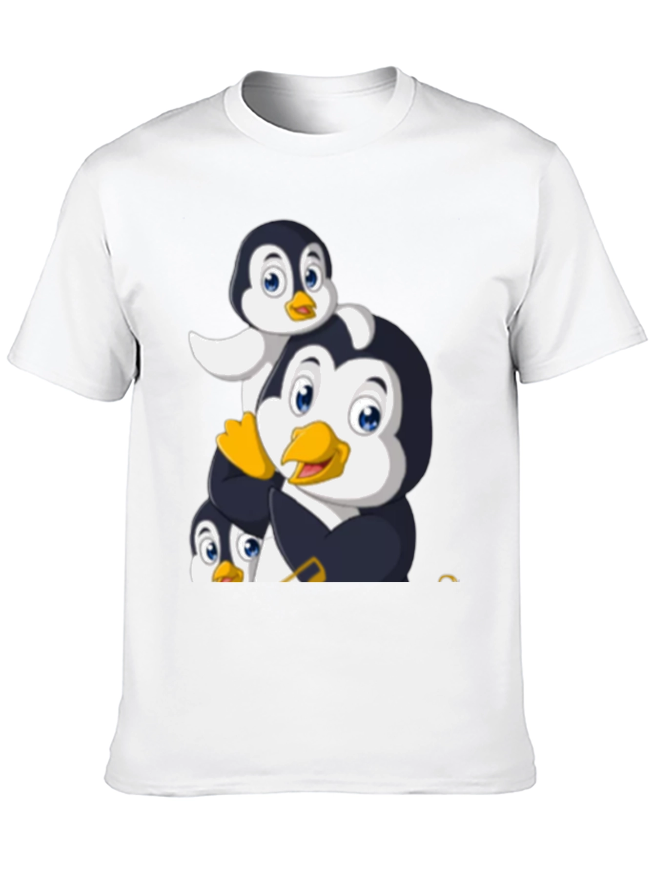 Penguin Family Graphic T-Shirt