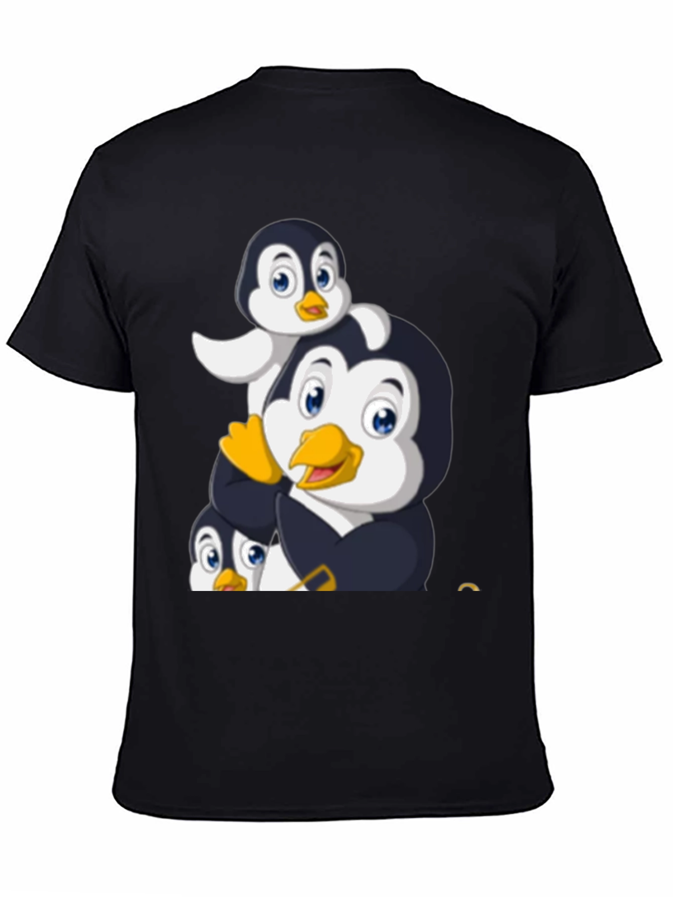 Penguin Family Graphic T-Shirt