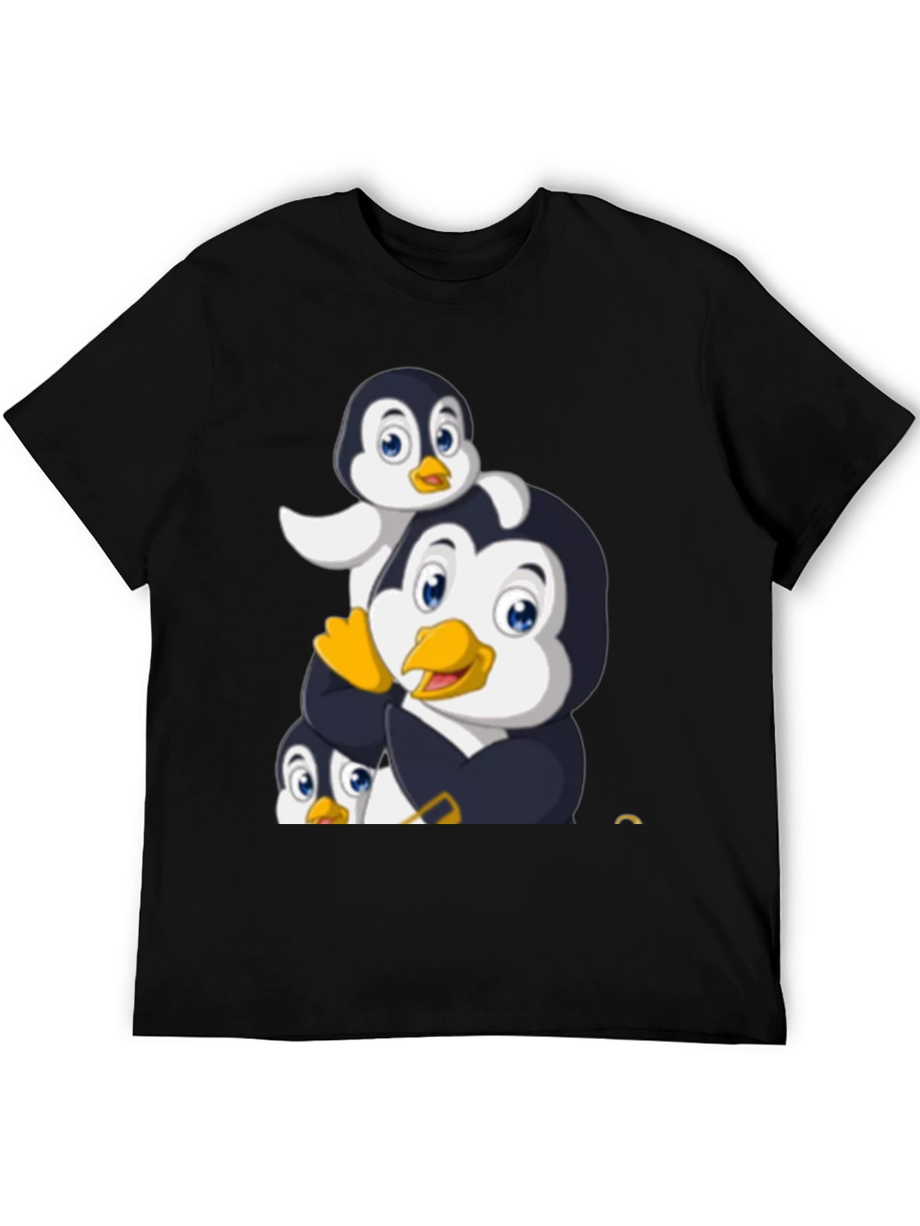 Penguin Family Graphic T-Shirt