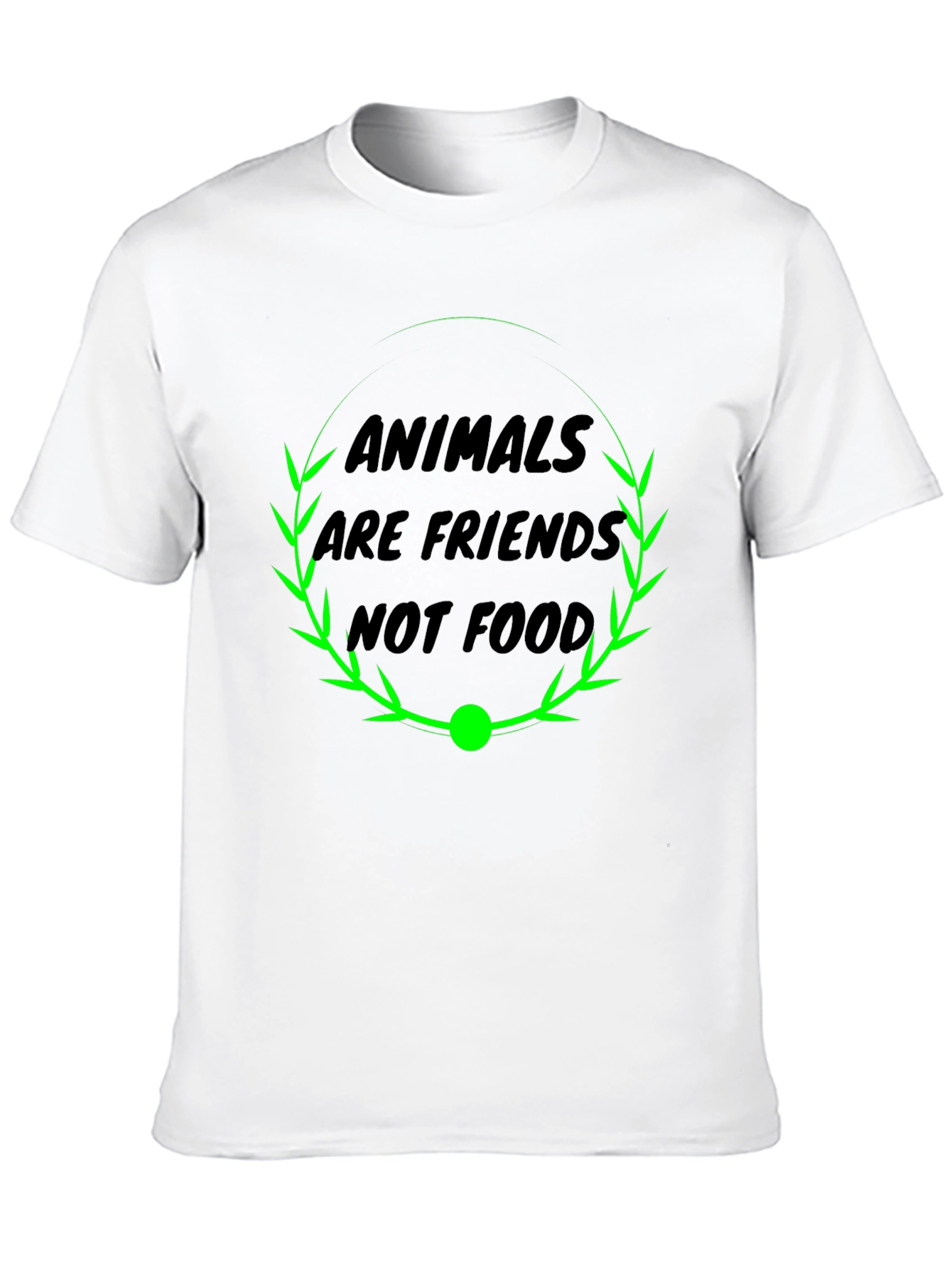 Vegan T-Shirt: Animals Are Friends Not Food