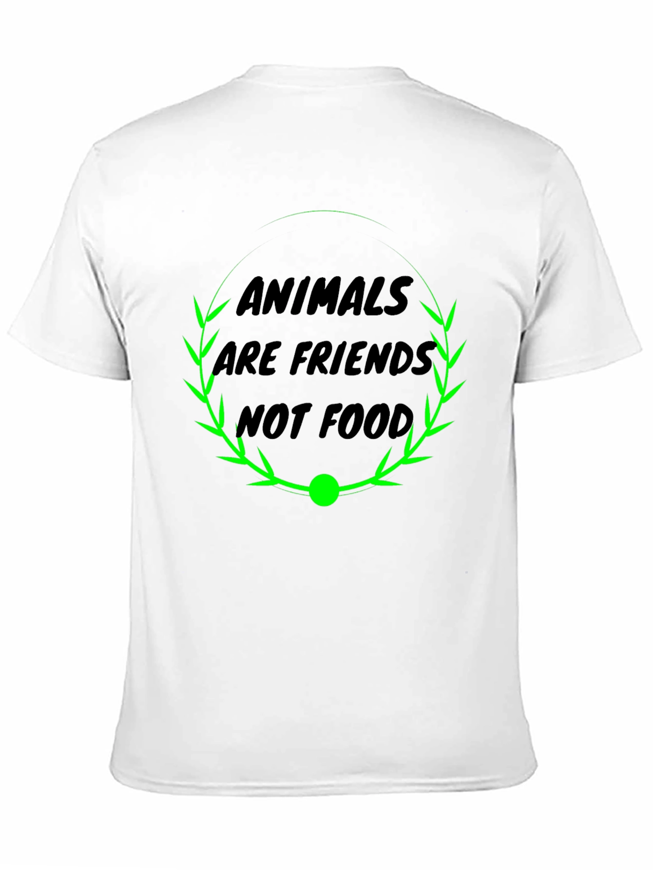 Vegan T-Shirt: Animals Are Friends Not Food