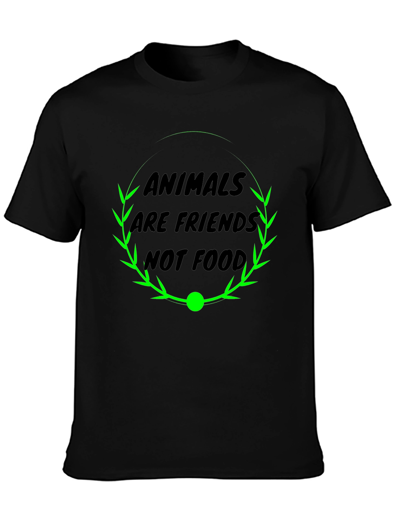 Vegan T-Shirt: Animals Are Friends Not Food
