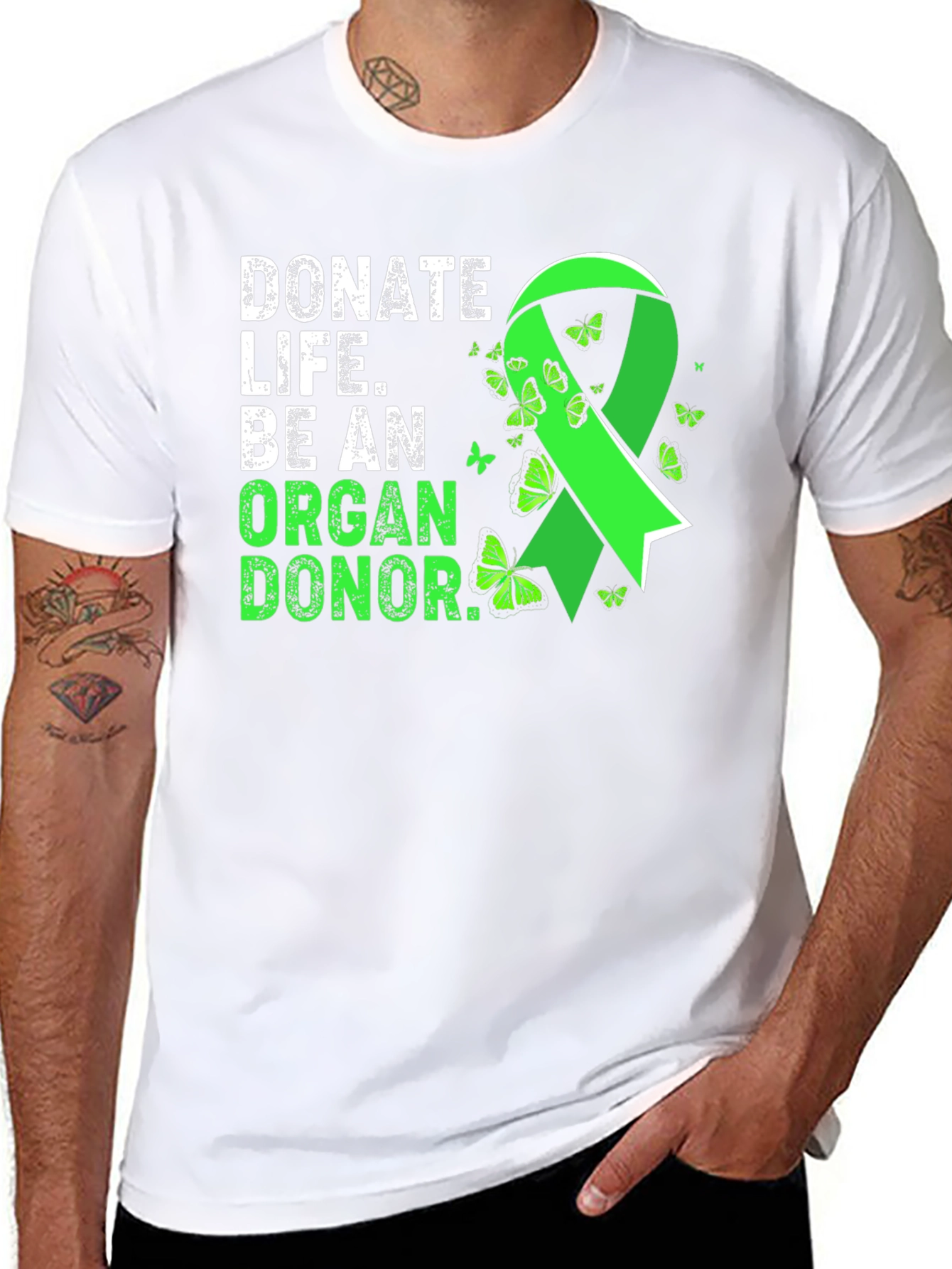 Donate Life T-Shirt - Organ Donor Awareness