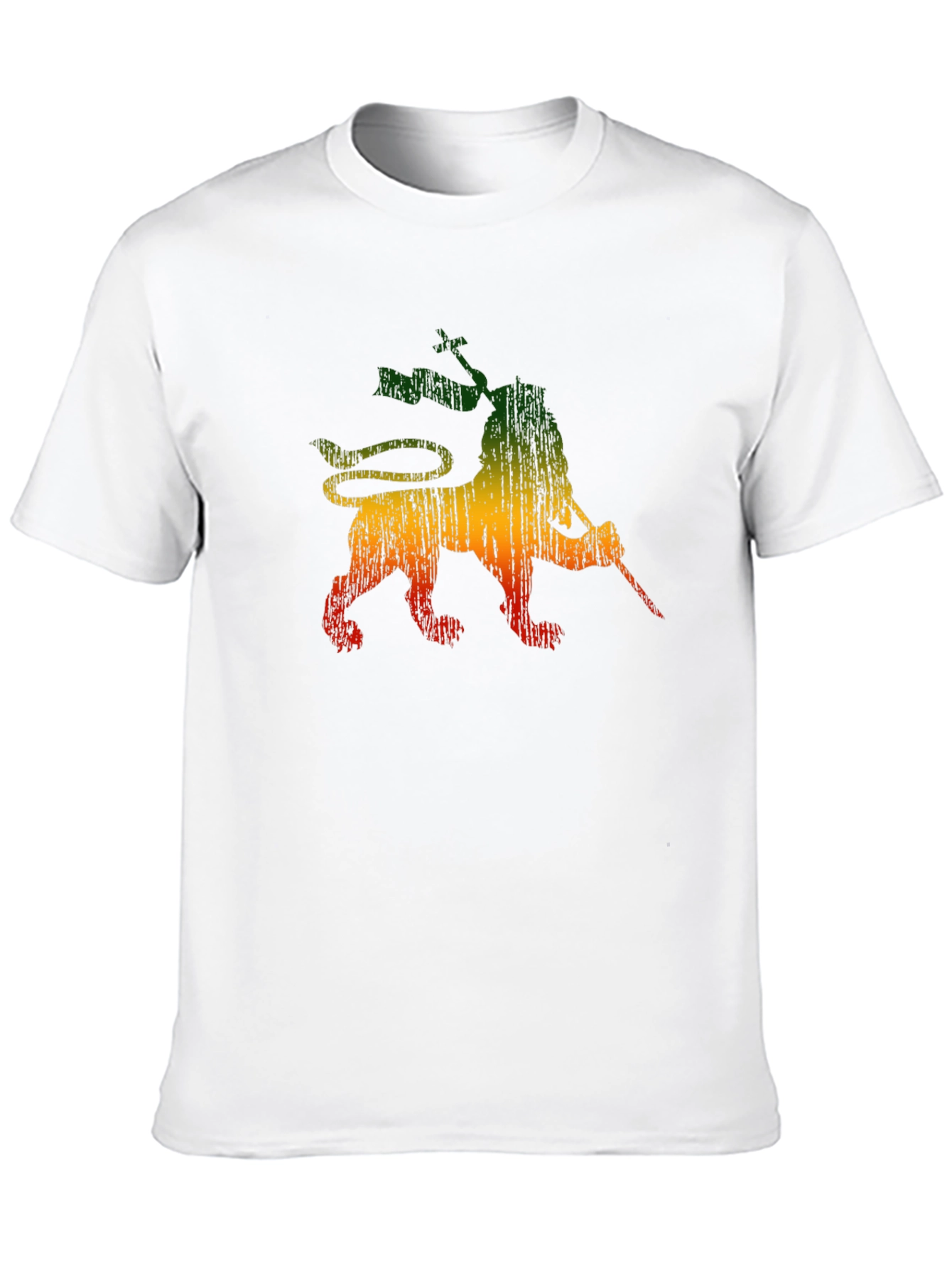 Rasta Lion Black T-Shirt