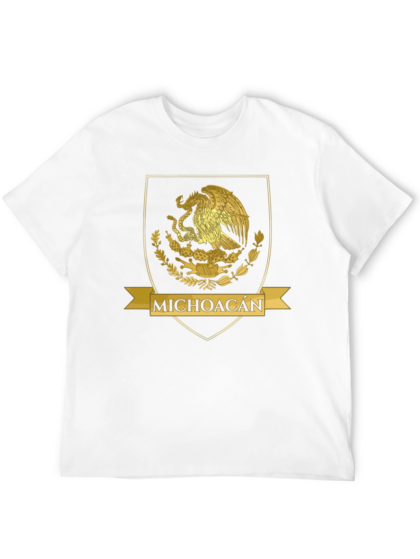 Michoacan T-Shirt - Mexico Coat of Arms
