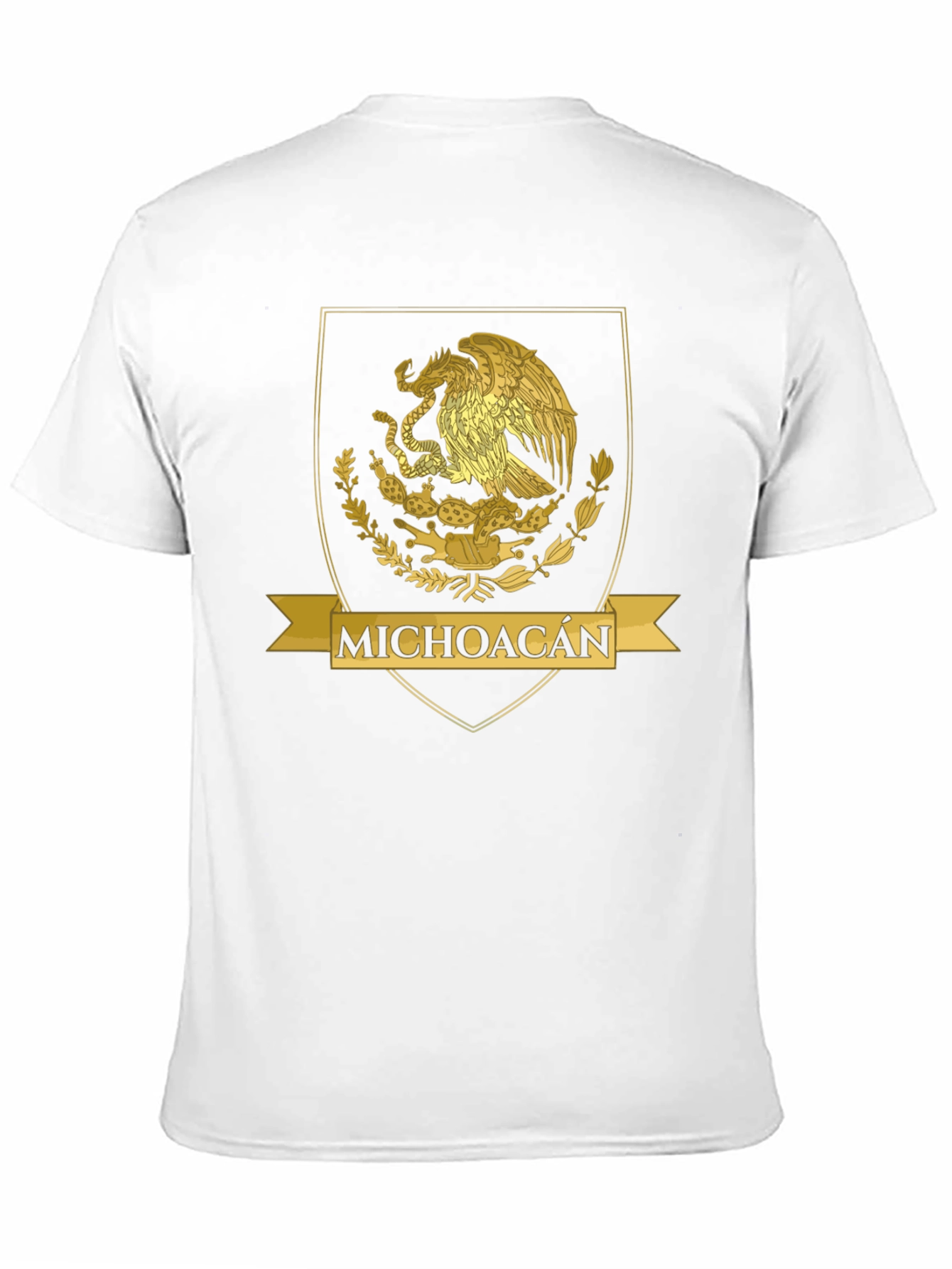 Michoacan T-Shirt - Mexico Coat of Arms