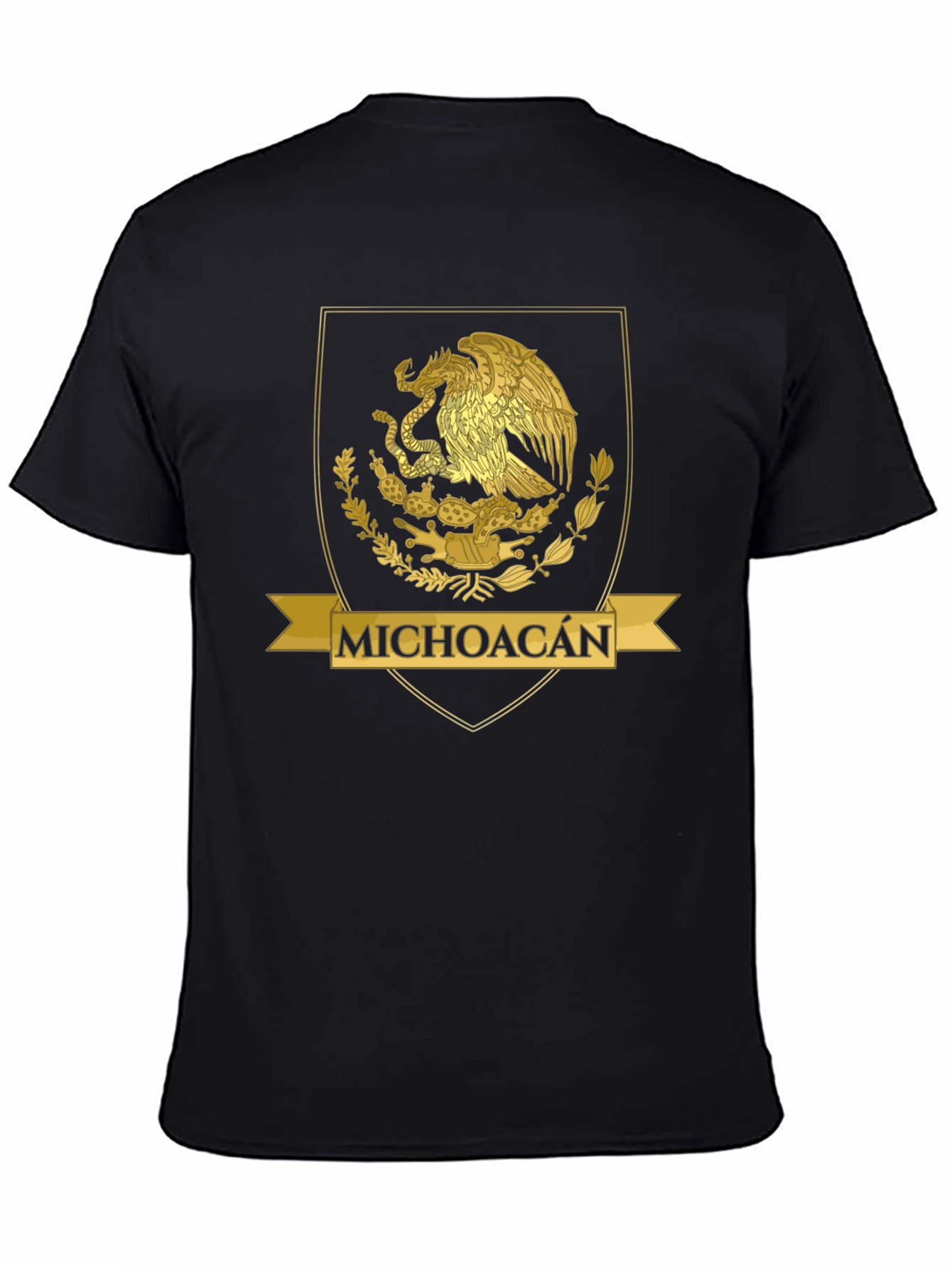 Michoacan T-Shirt - Mexico Coat of Arms