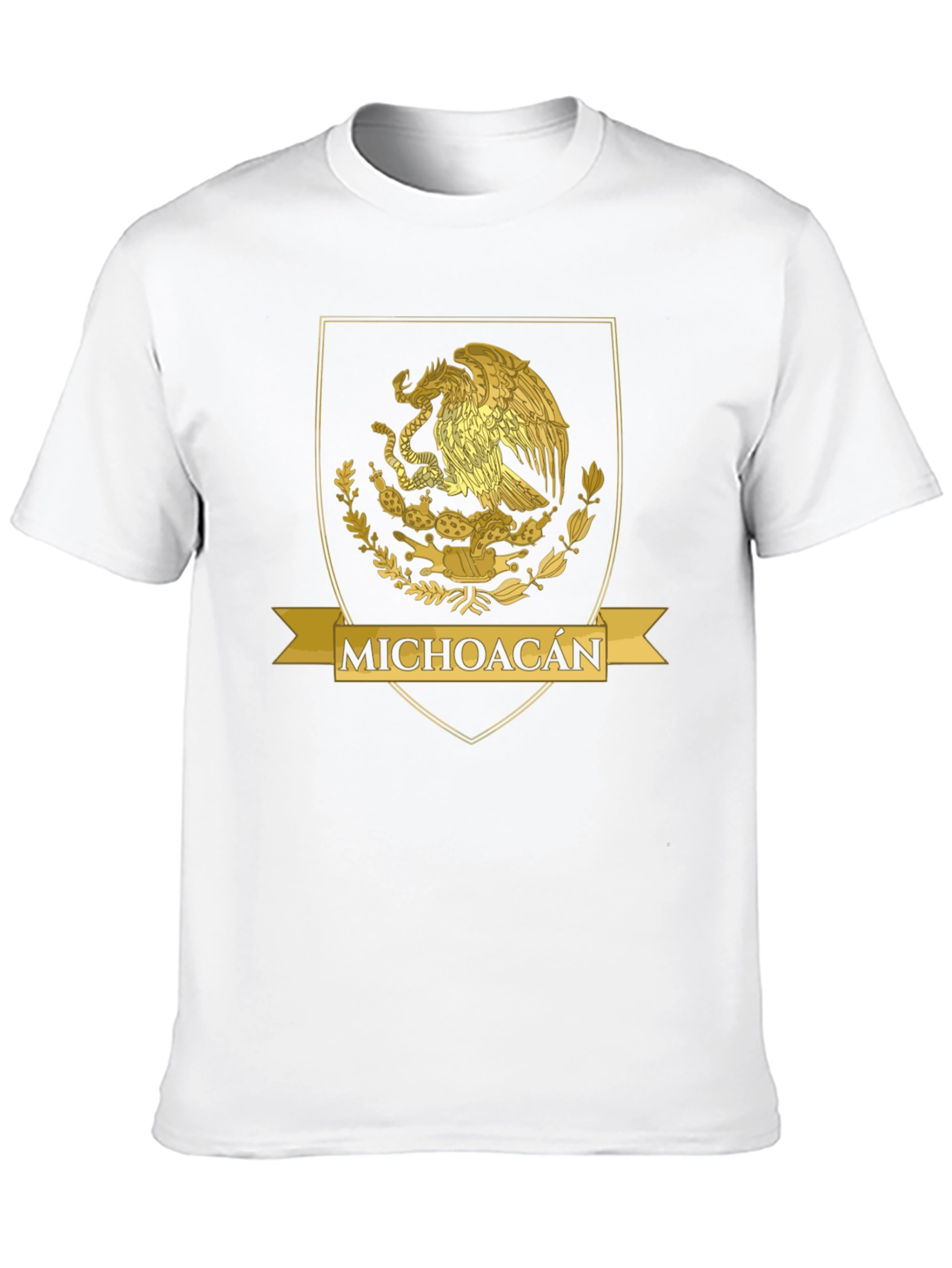 Michoacan T-Shirt - Mexico Coat of Arms