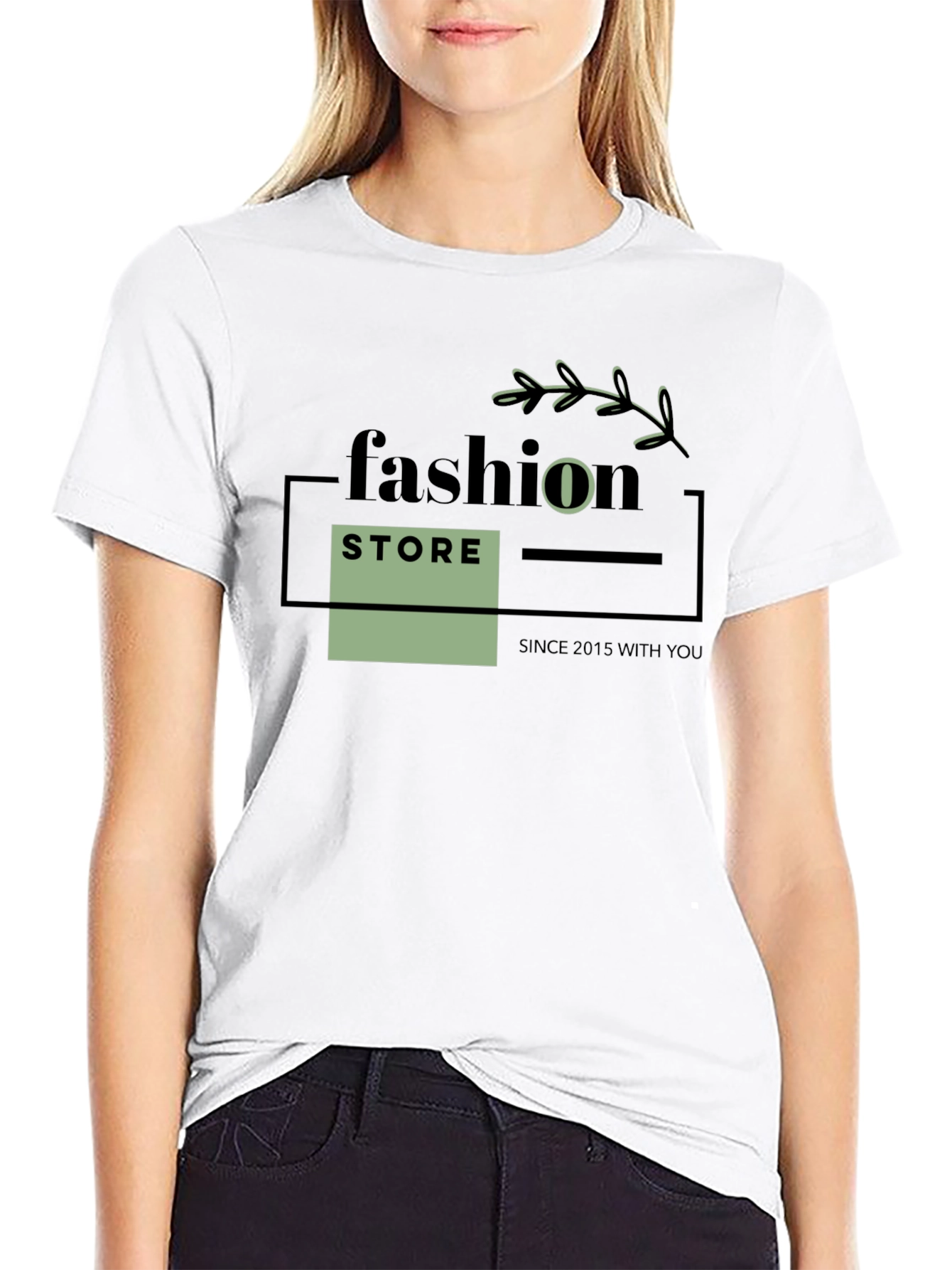 Fashion Store Graphic Tee - Modern Casual Wear