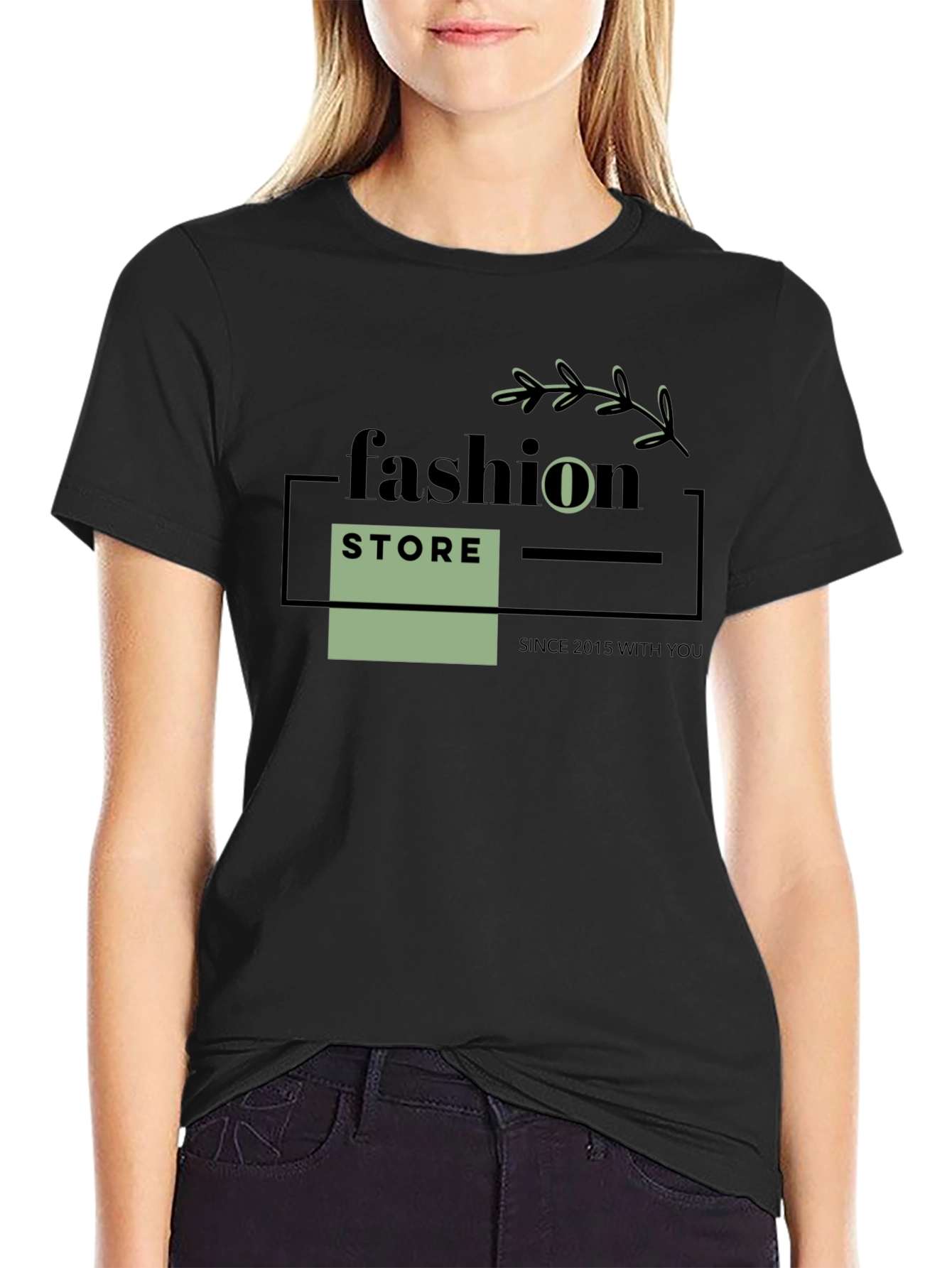 Fashion Store Graphic Tee - Modern Casual Wear