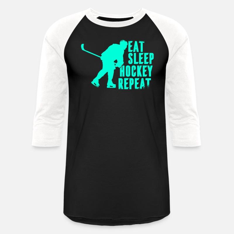 Hockey saying hockey eat sleep repeat funny