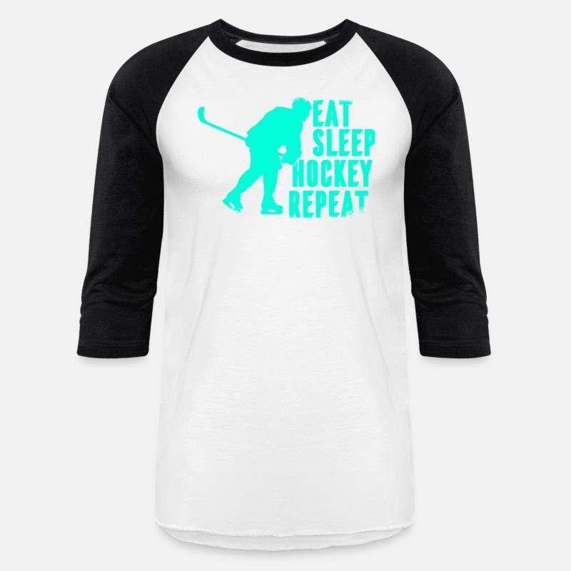 Hockey saying hockey eat sleep repeat funny