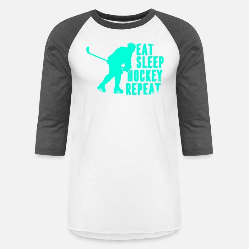 Hockey saying hockey eat sleep repeat funny