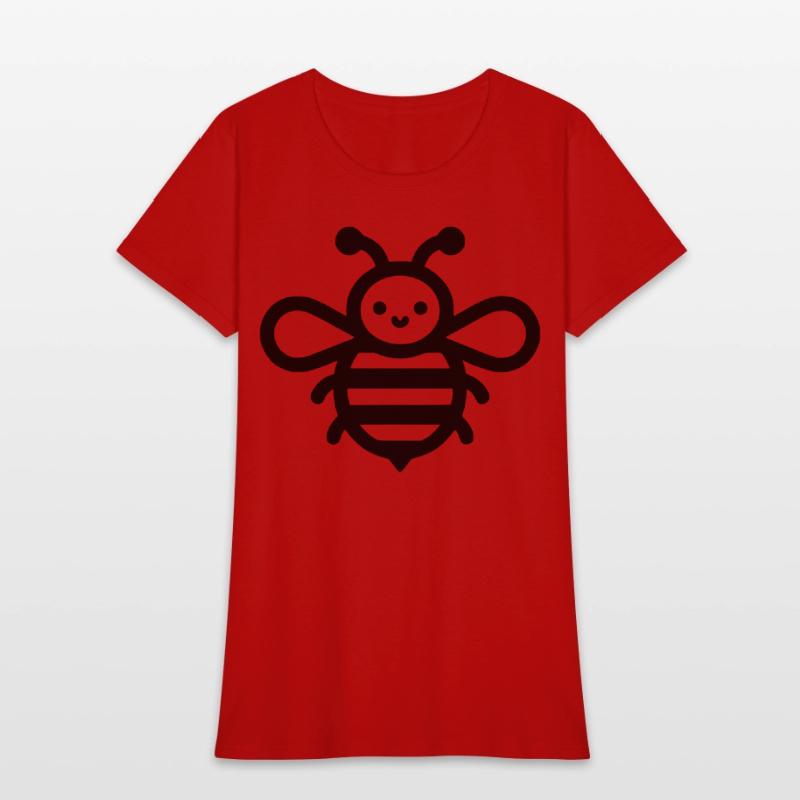 Honey bee kids style insect drawing path10