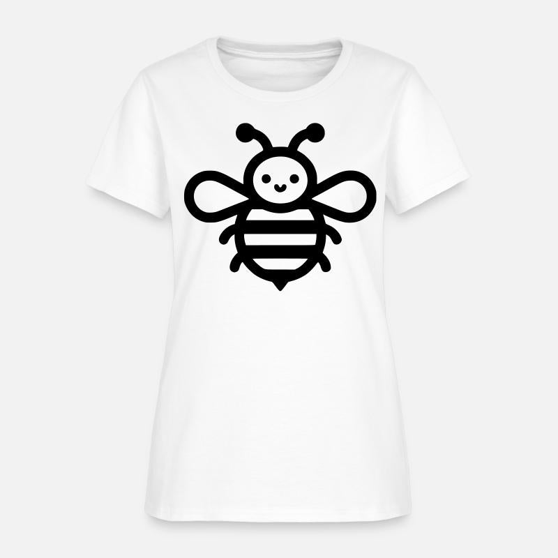 Honey bee kids style insect drawing path10