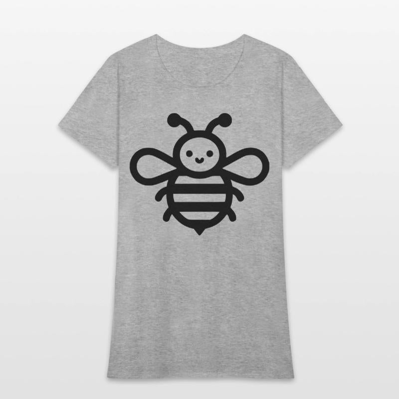 Honey bee kids style insect drawing path10