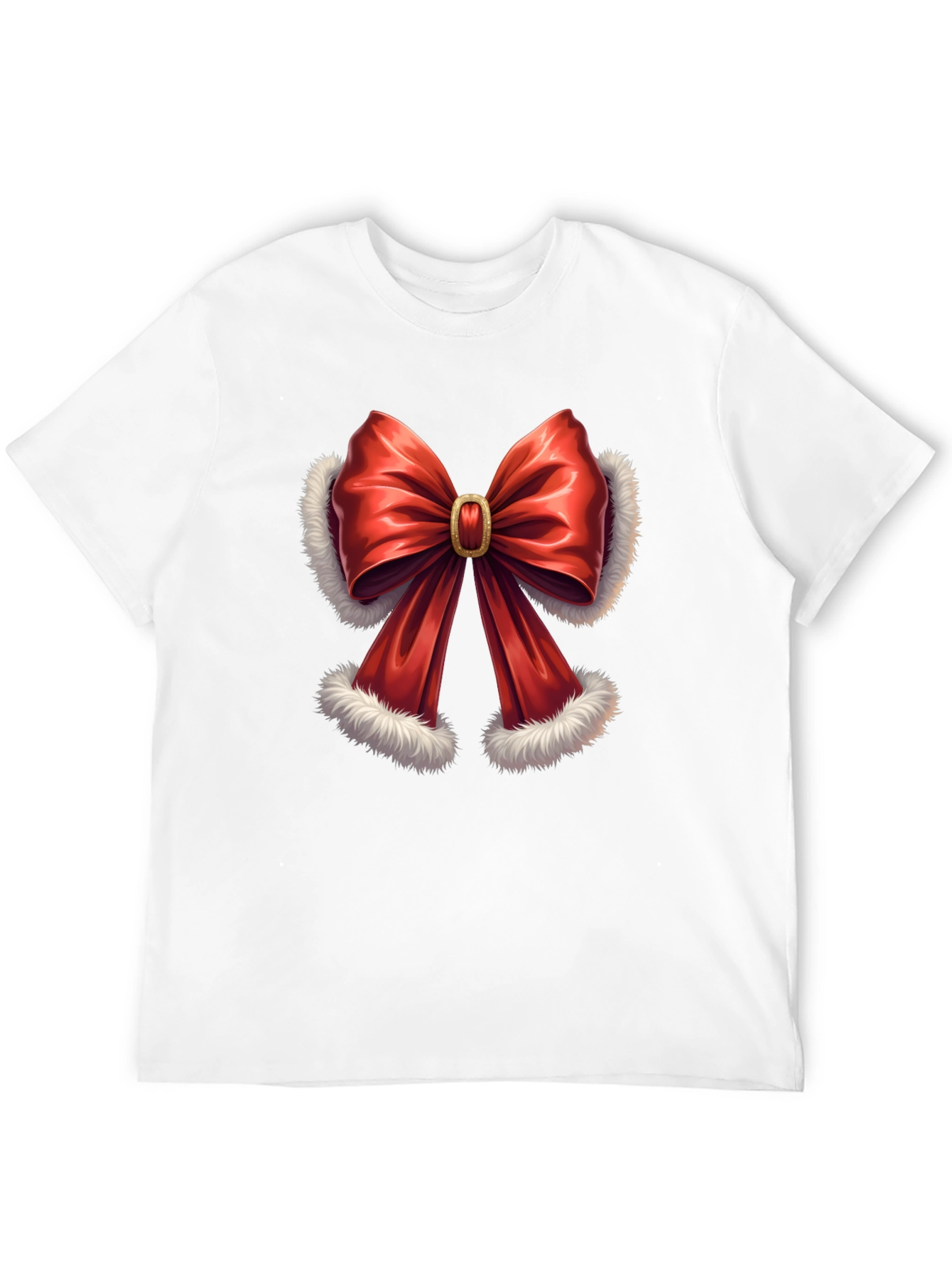 Festive Bow T-Shirt - Holiday Style