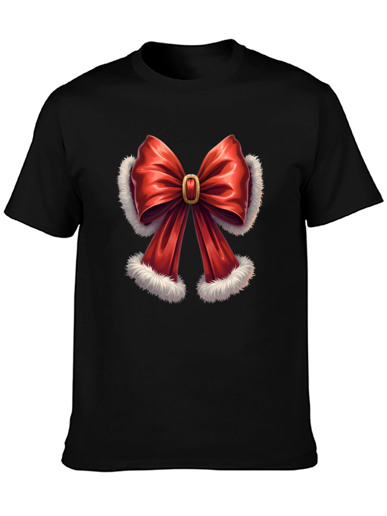 Festive Bow T-Shirt - Holiday Style