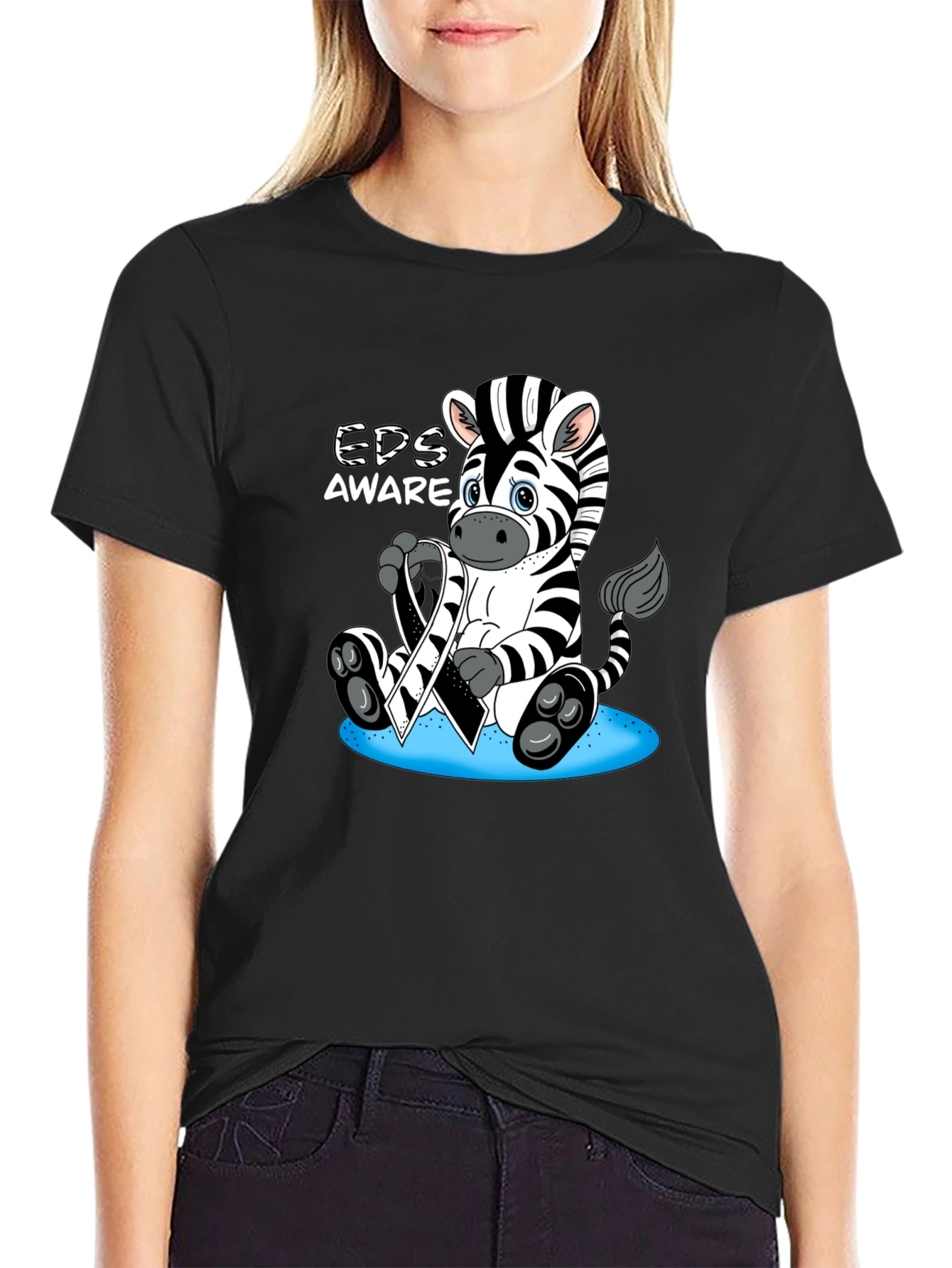 EDS Awareness Zebra T-Shirt