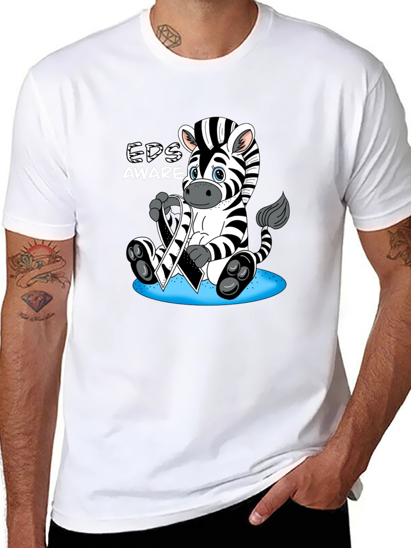 EDS Awareness Zebra T-Shirt