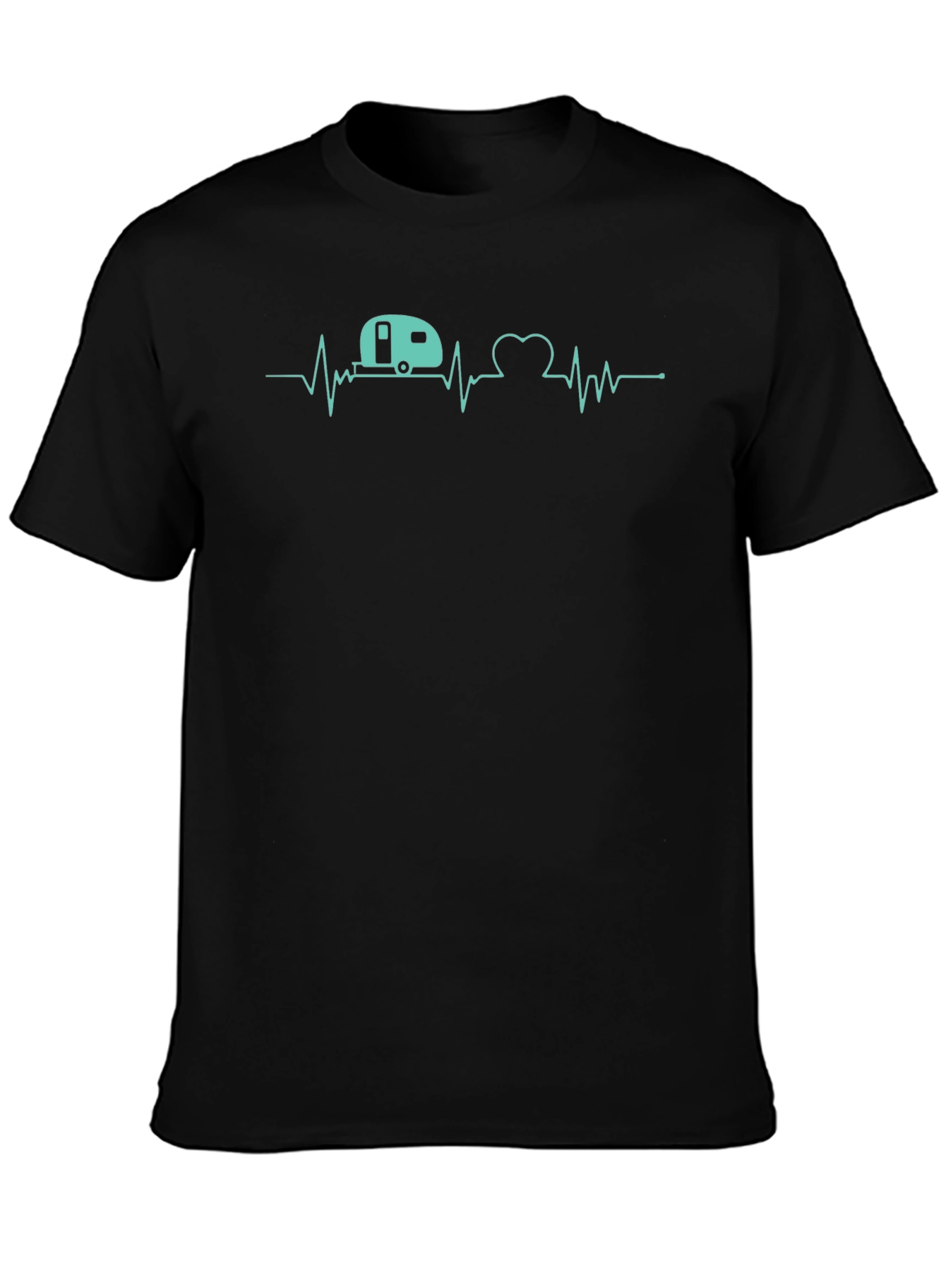 Camping Heartbeat T-Shirt - Camper Life Tee