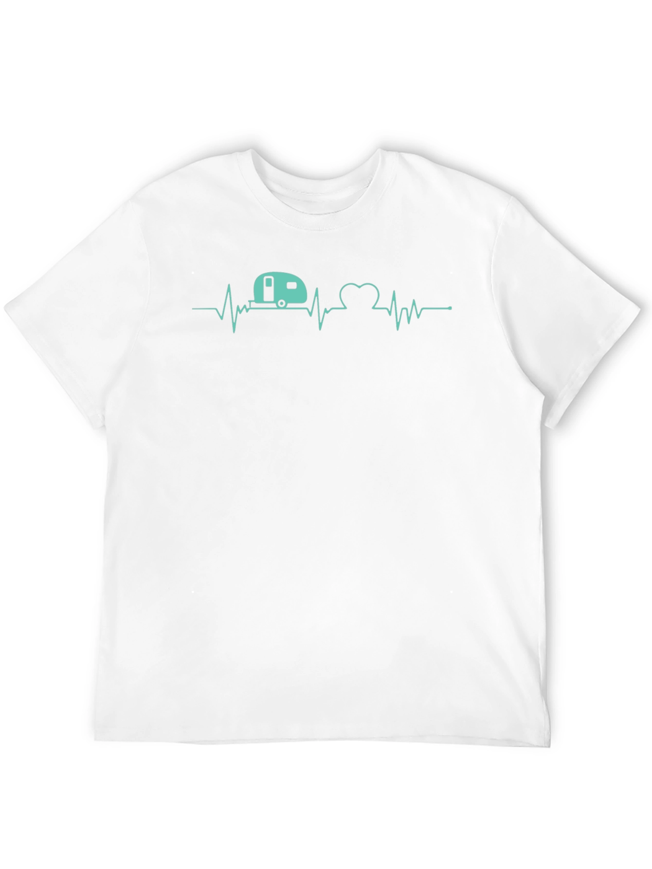 Camping Heartbeat T-Shirt - Camper Life Tee