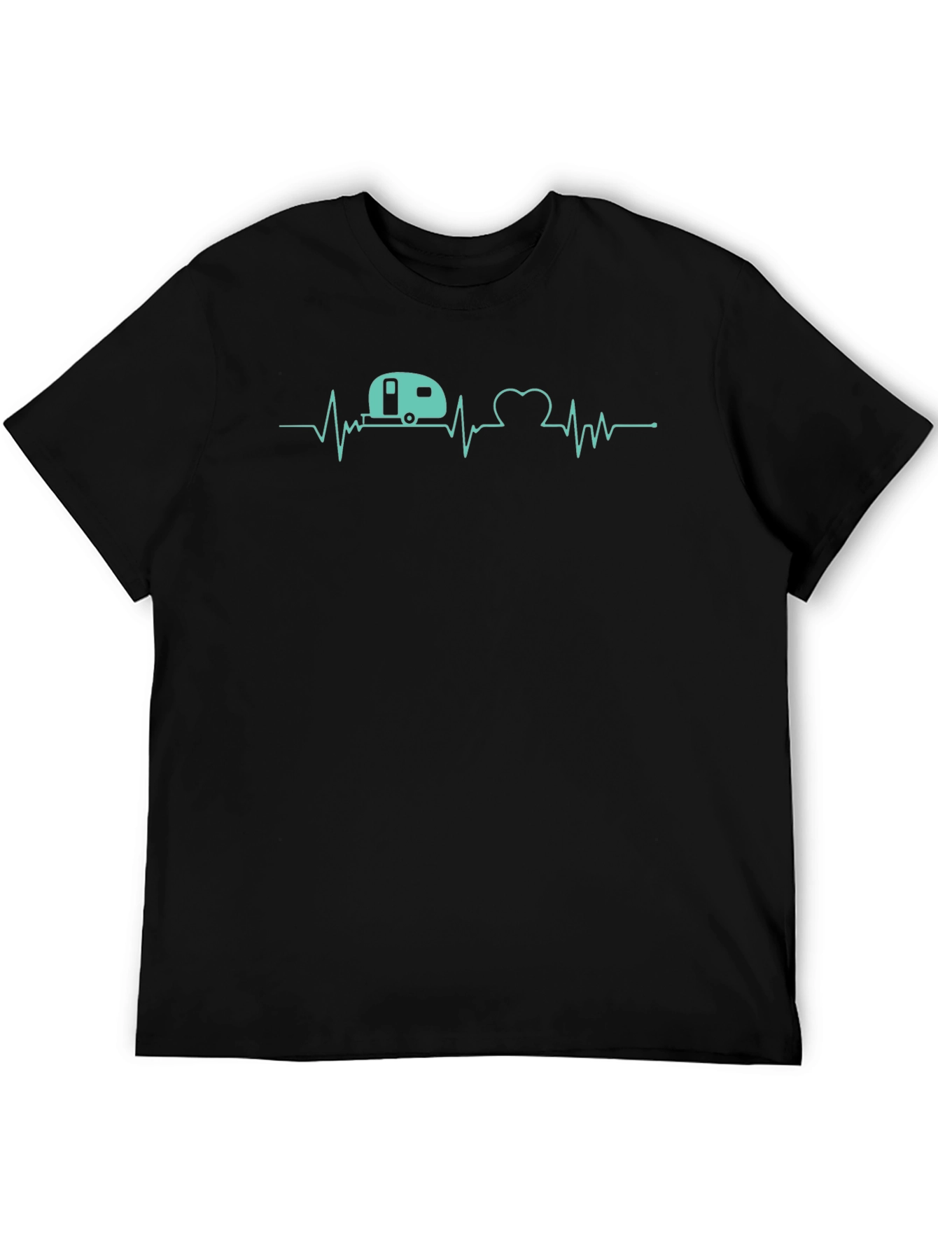 Camping Heartbeat T-Shirt - Camper Life Tee