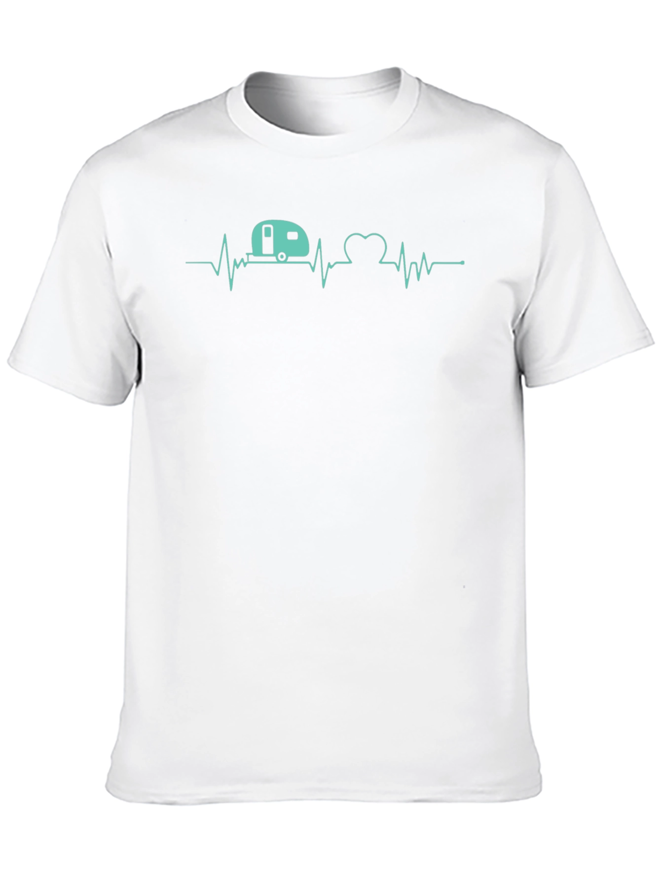 Camping Heartbeat T-Shirt - Camper Life Tee