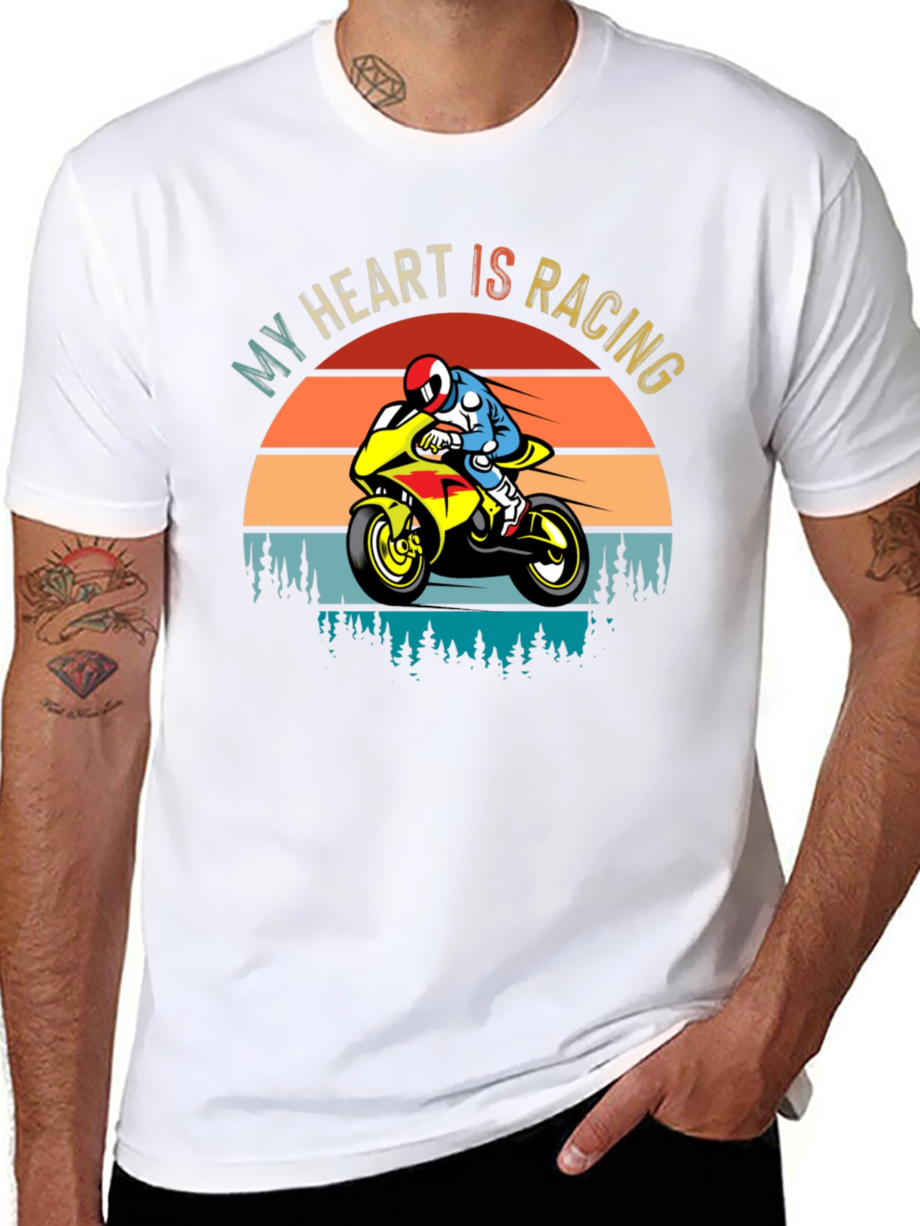 My Heart Is Racing Graphic T-Shirt