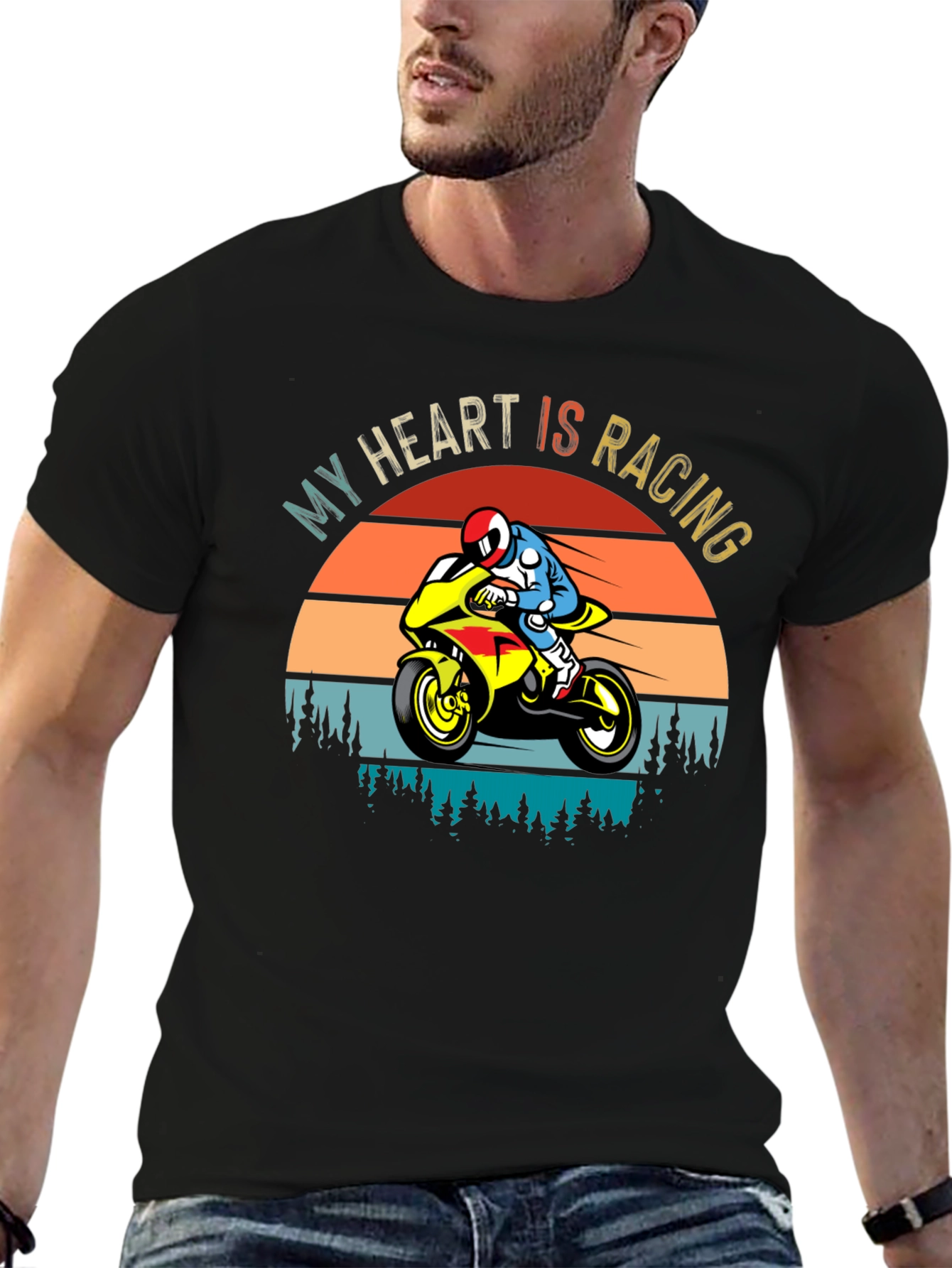 My Heart Is Racing Graphic T-Shirt