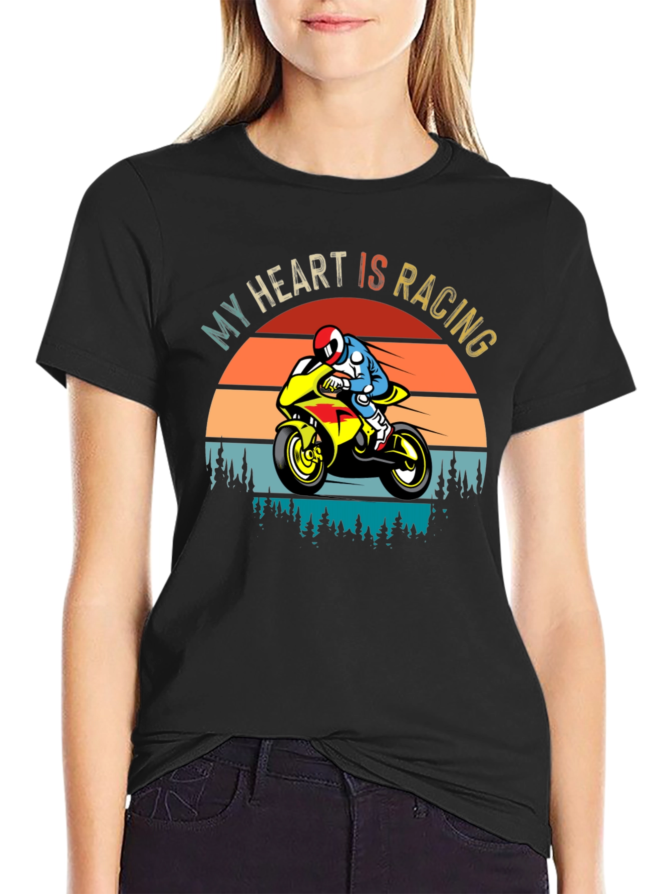 My Heart Is Racing Graphic T-Shirt