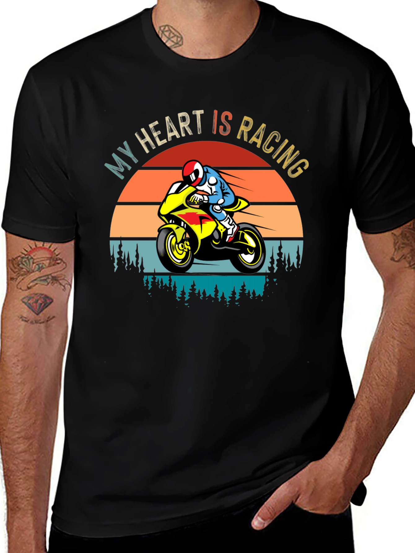 My Heart Is Racing Graphic T-Shirt