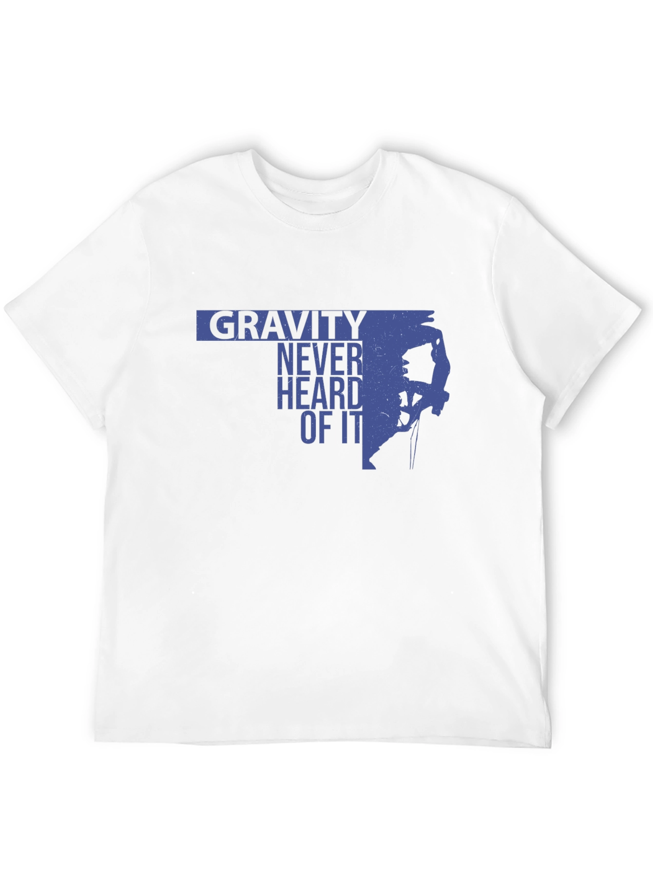 Gravity Never Heard of It Black Tee