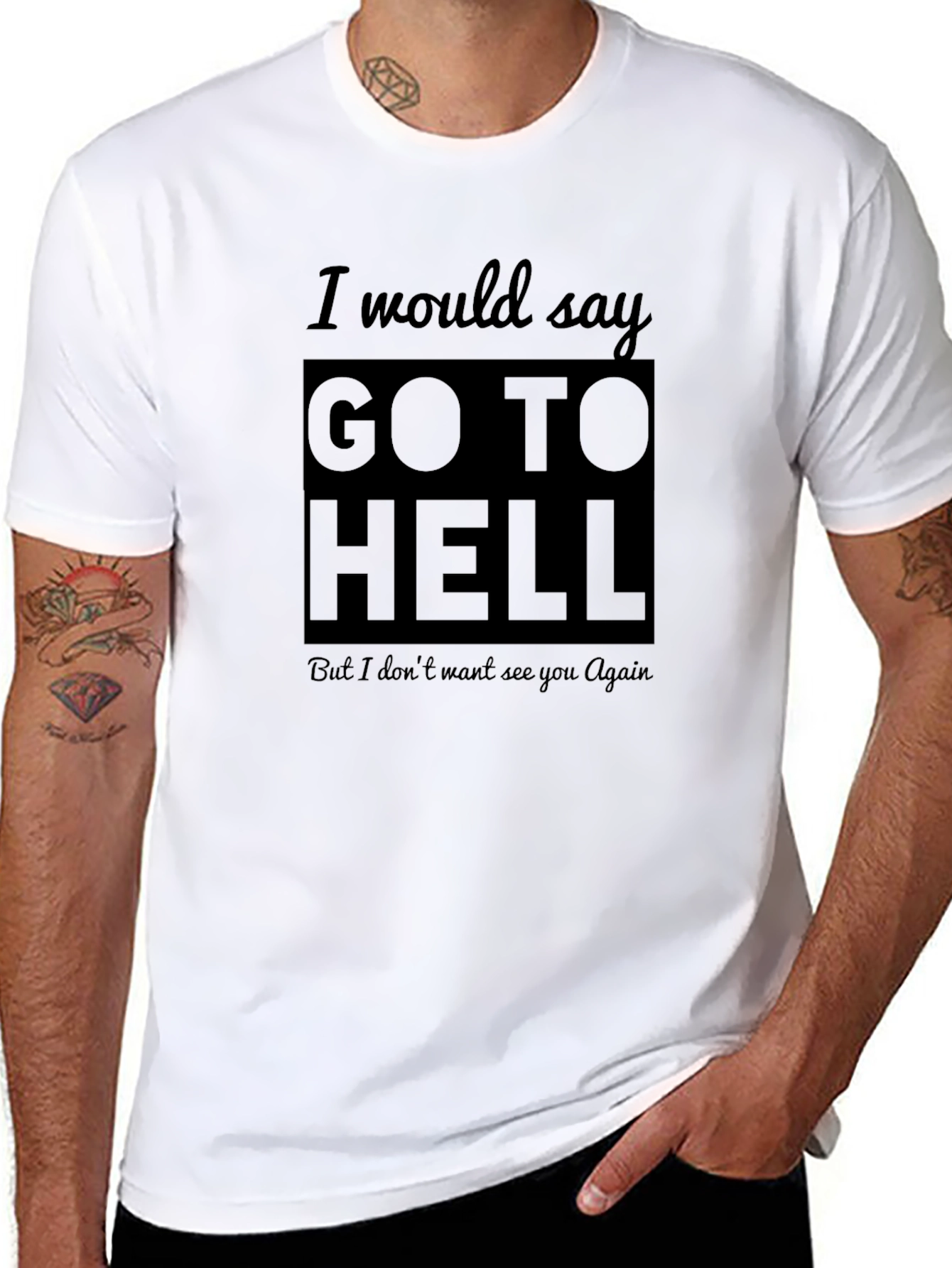Go To Hell Graphic T-Shirt