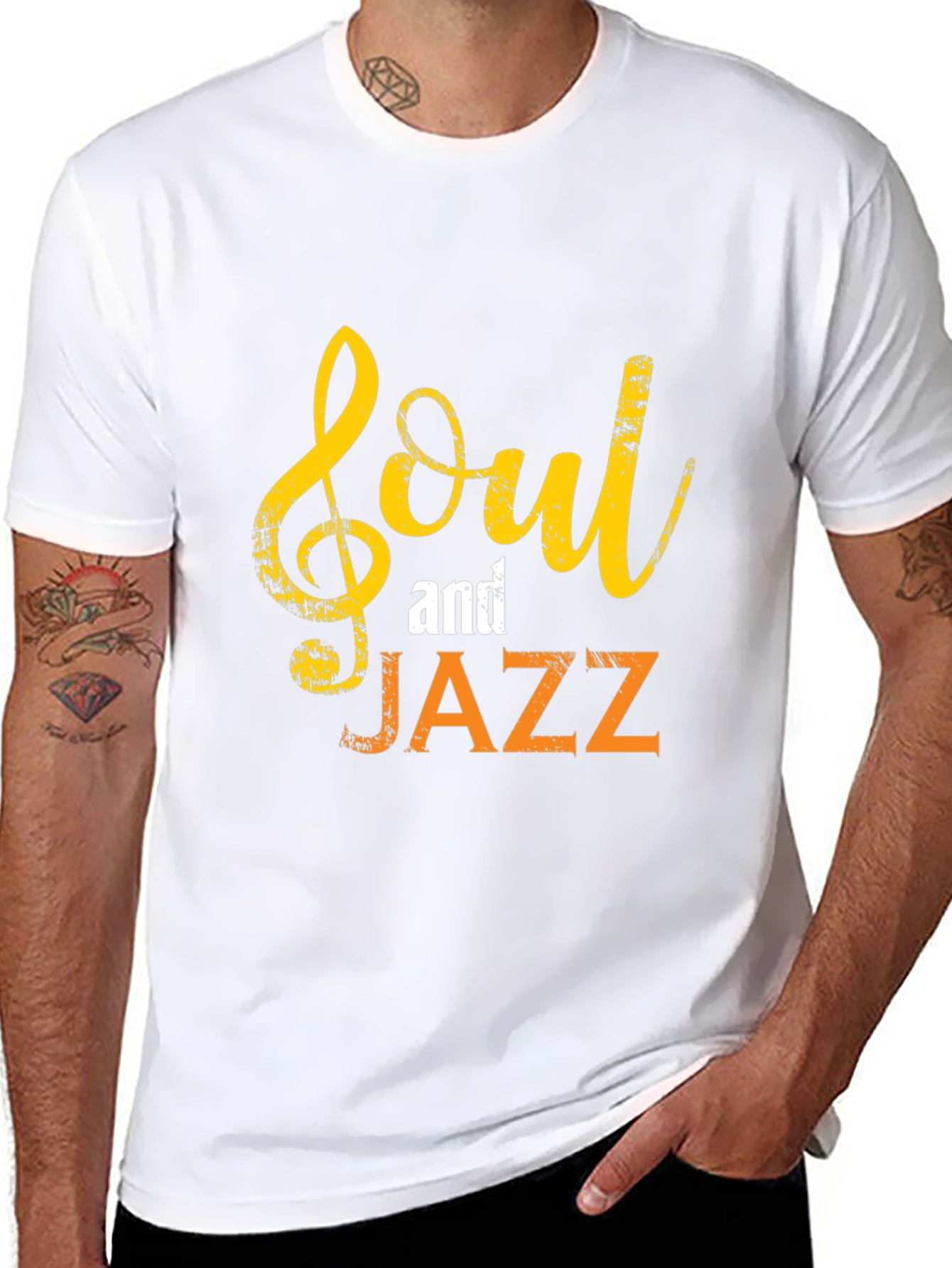 Soul and Jazz Graphic Print T-Shirt