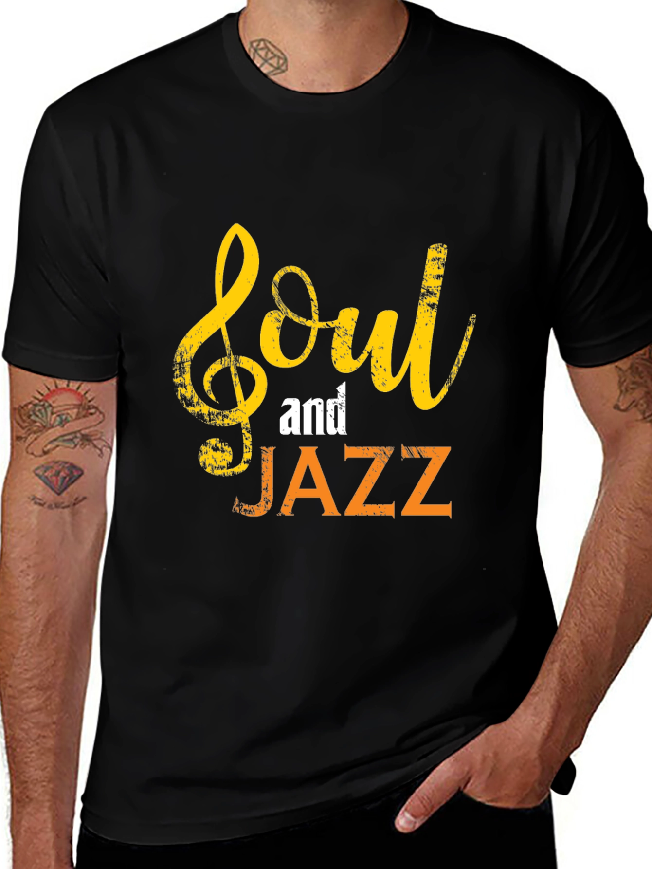 Soul and Jazz Graphic Print T-Shirt