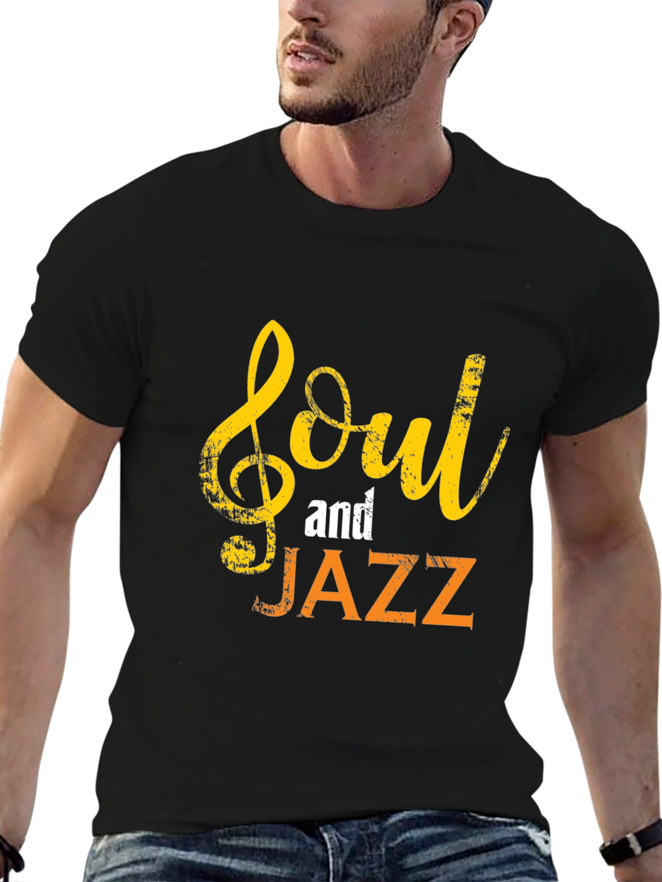 Soul and Jazz Graphic Print T-Shirt