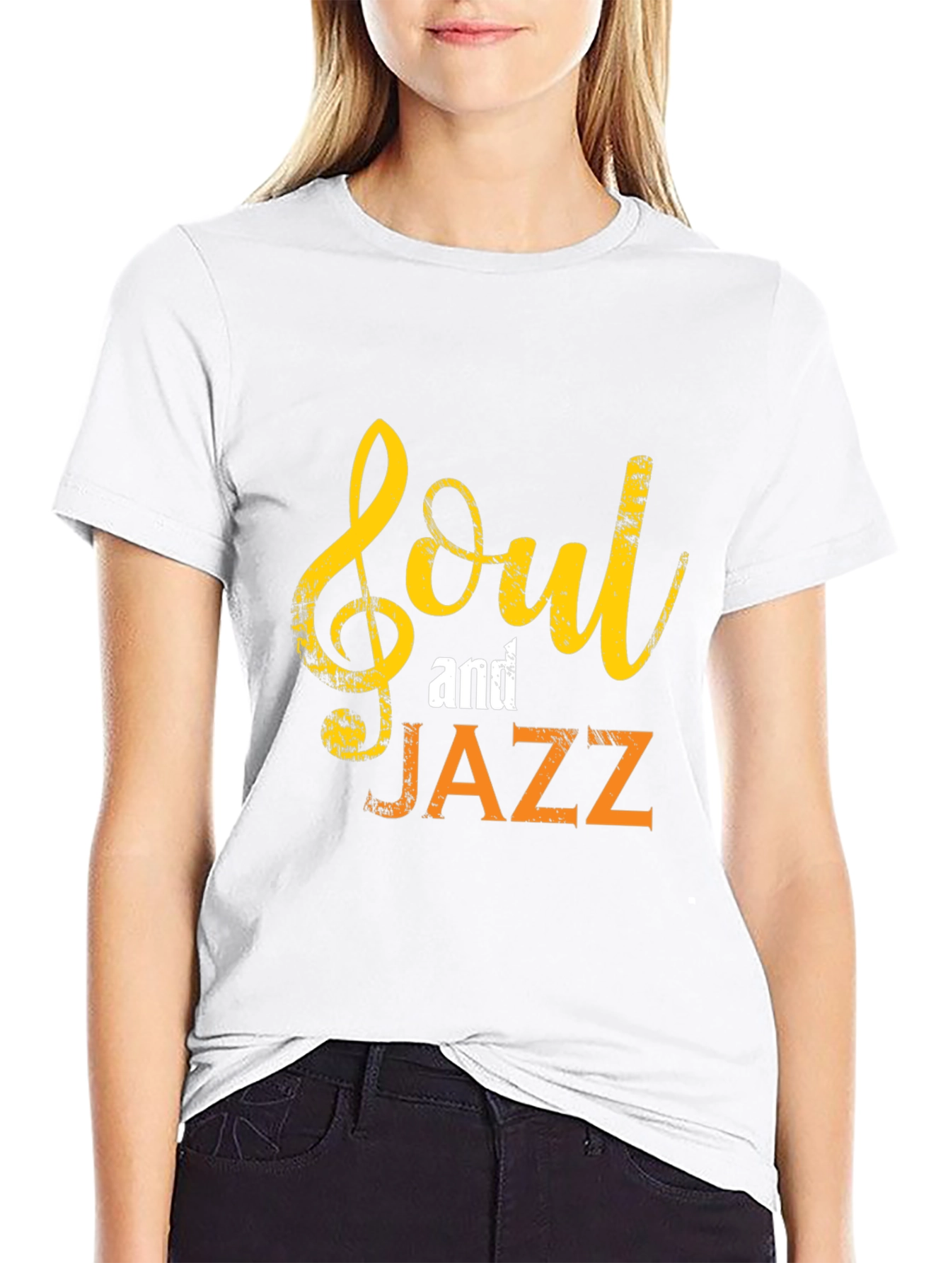 Soul and Jazz Graphic Print T-Shirt