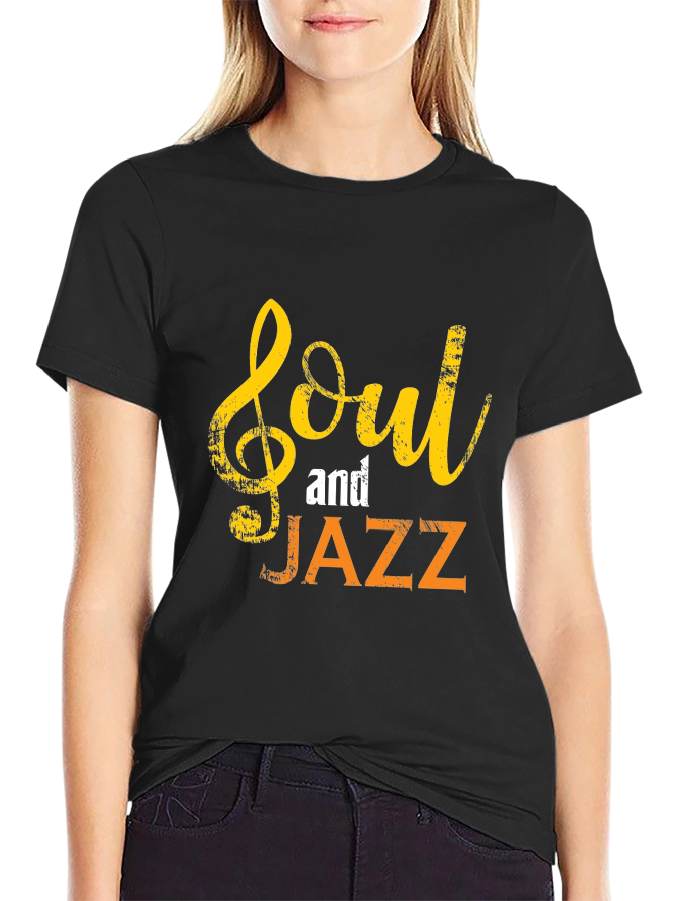 Soul and Jazz Graphic Print T-Shirt