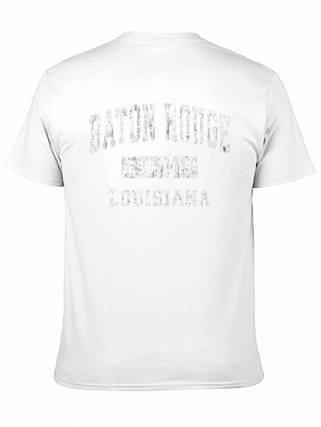 Baton Rouge Louisiana Est 1719 Black T-Shirt