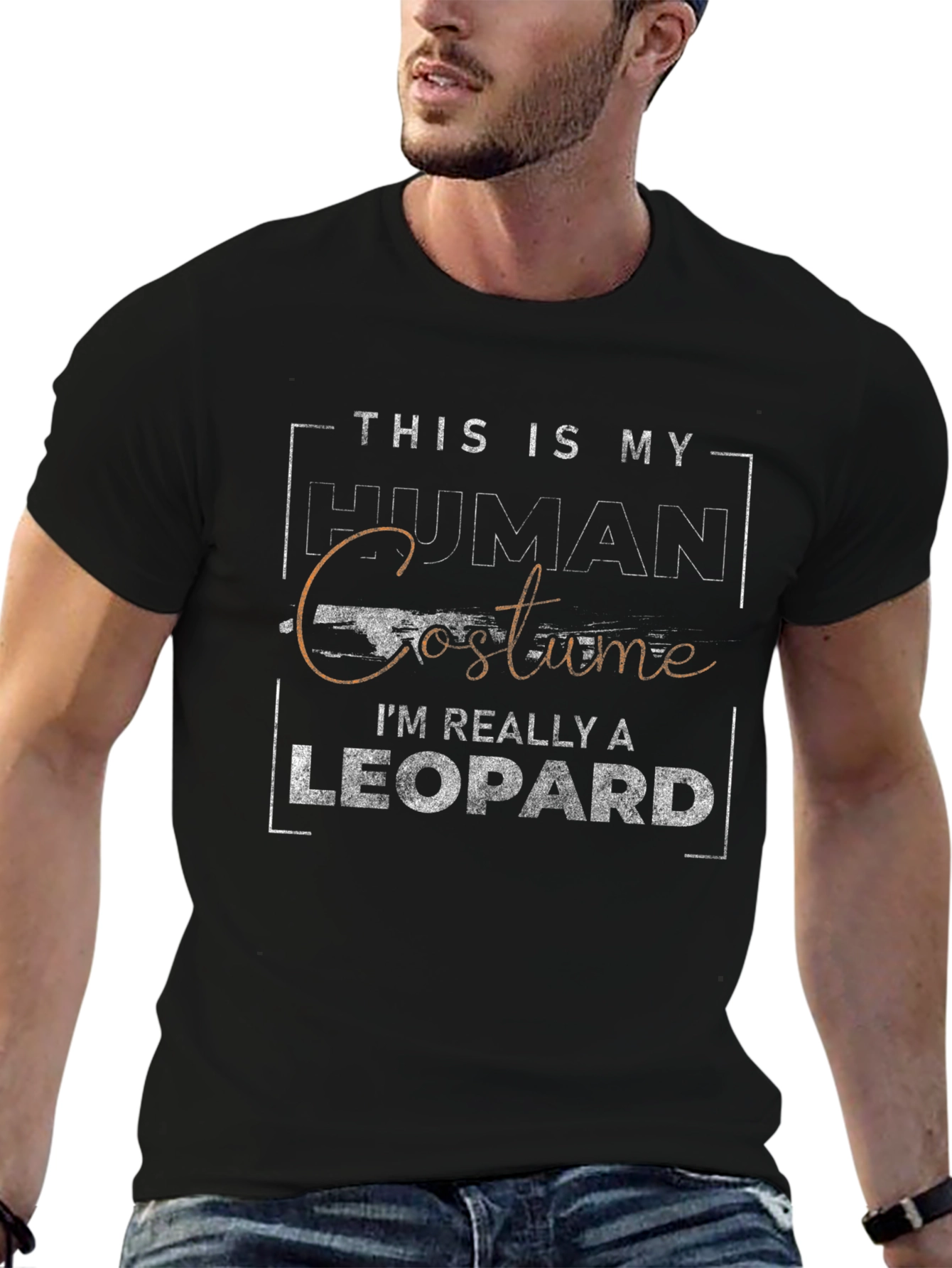 Human Costume Leopard T-Shirt
