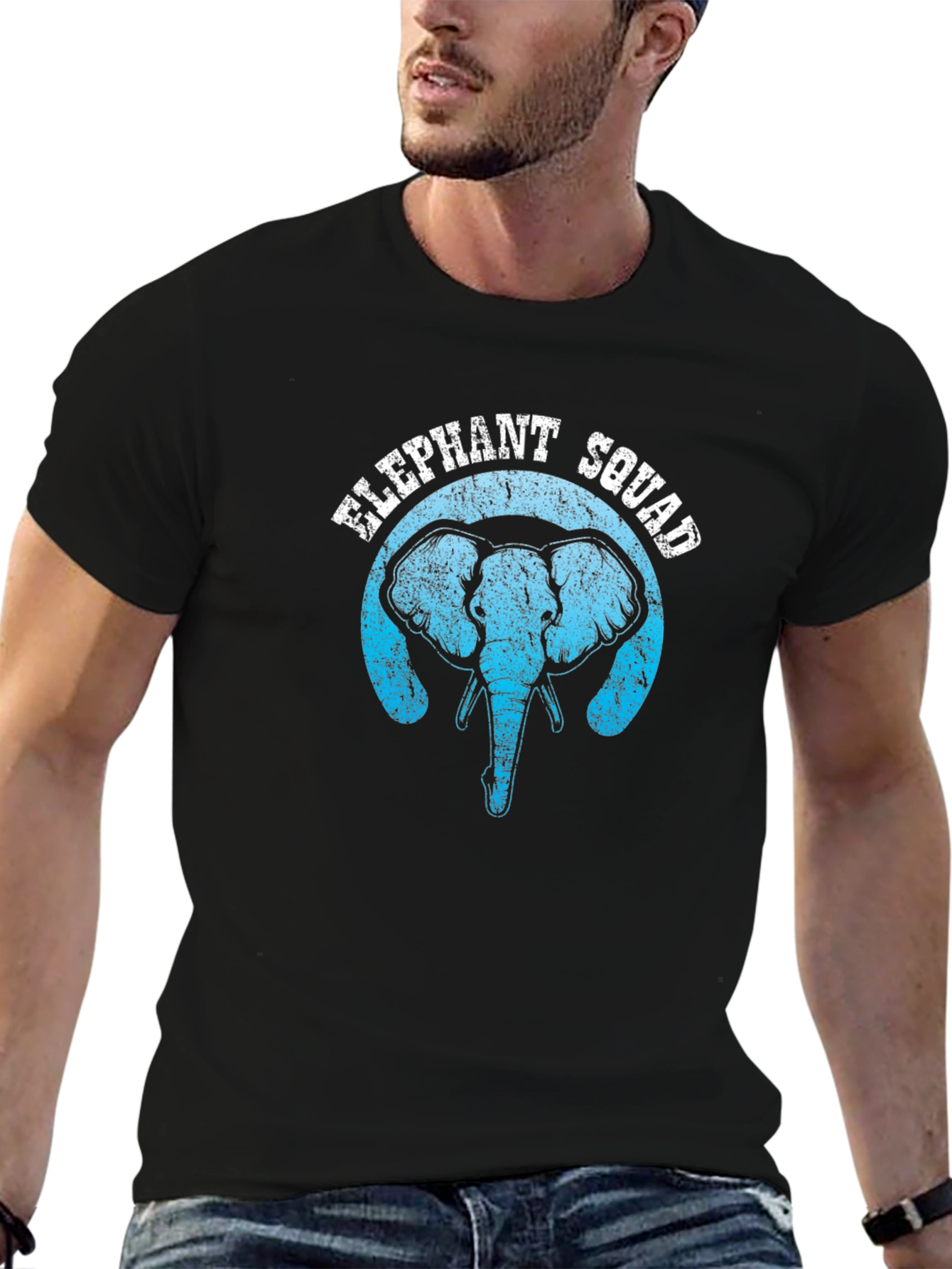 Elephant Squad Graphic T-Shirt
