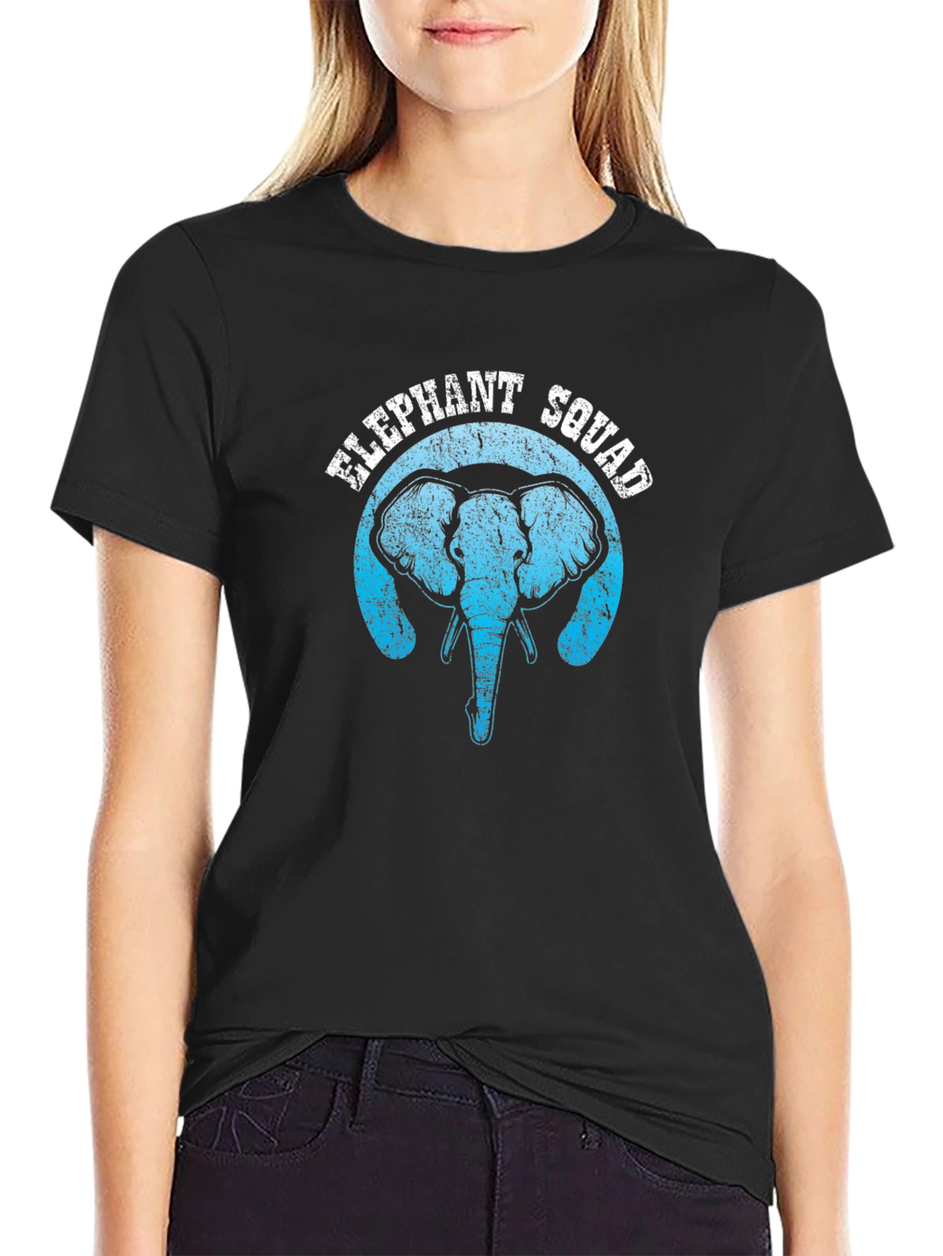 Elephant Squad Graphic T-Shirt